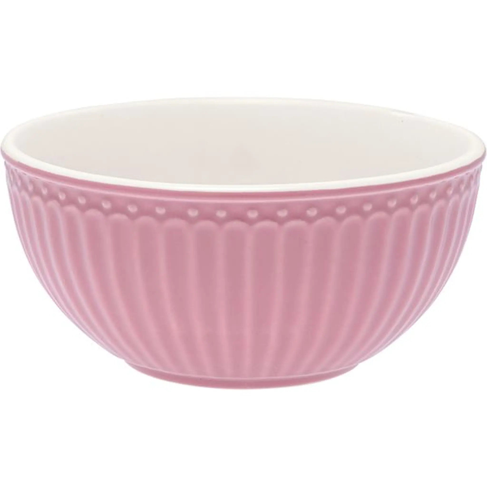 GreenGate Everyday Alice frukostskål 45 cl dusty rose