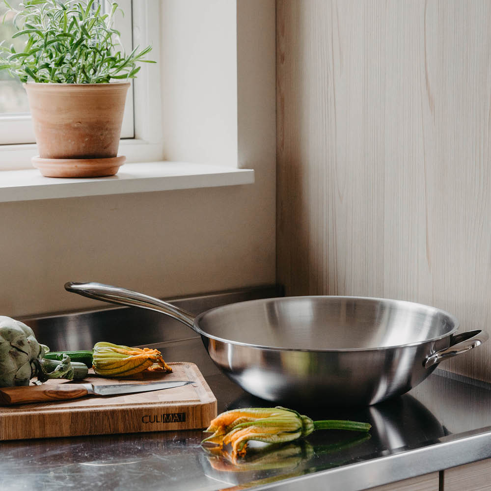 Culimat Mathias Dahlgren wokpanne 30 cm grå