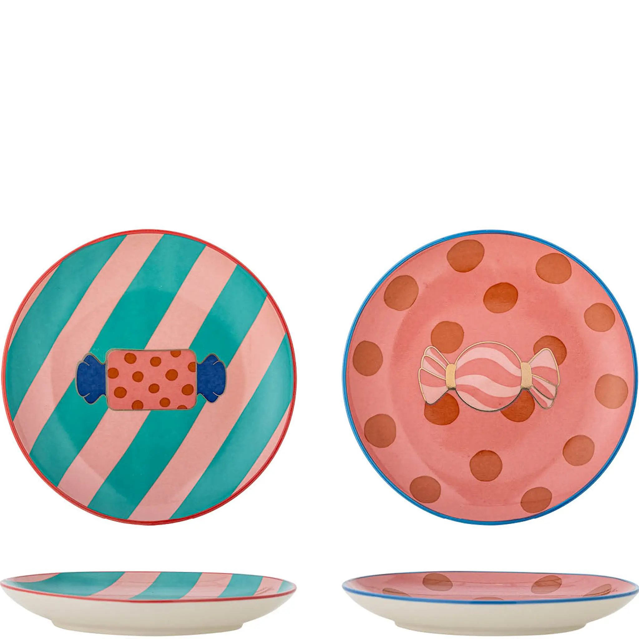 Bloomingville Caramella assiett 16 cm 2-pack rosa