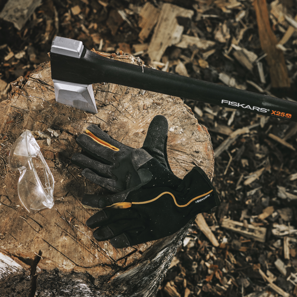 Fiskars Puutarhahanskat koko 10 Musta