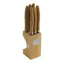 Kniv 6-pack Olivträ