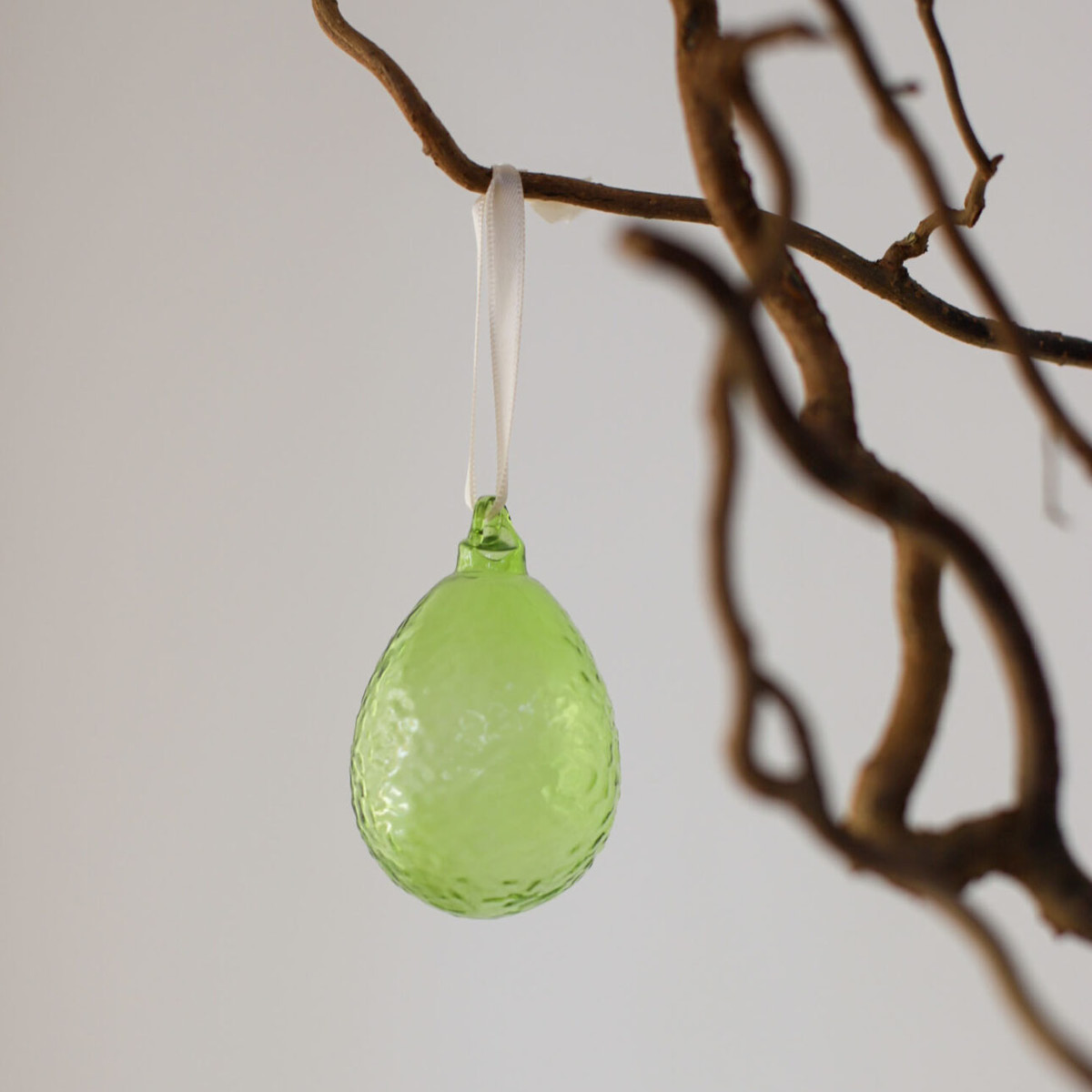 Cooee Gry hängande påskägg 7,5 cm 2-pack lime