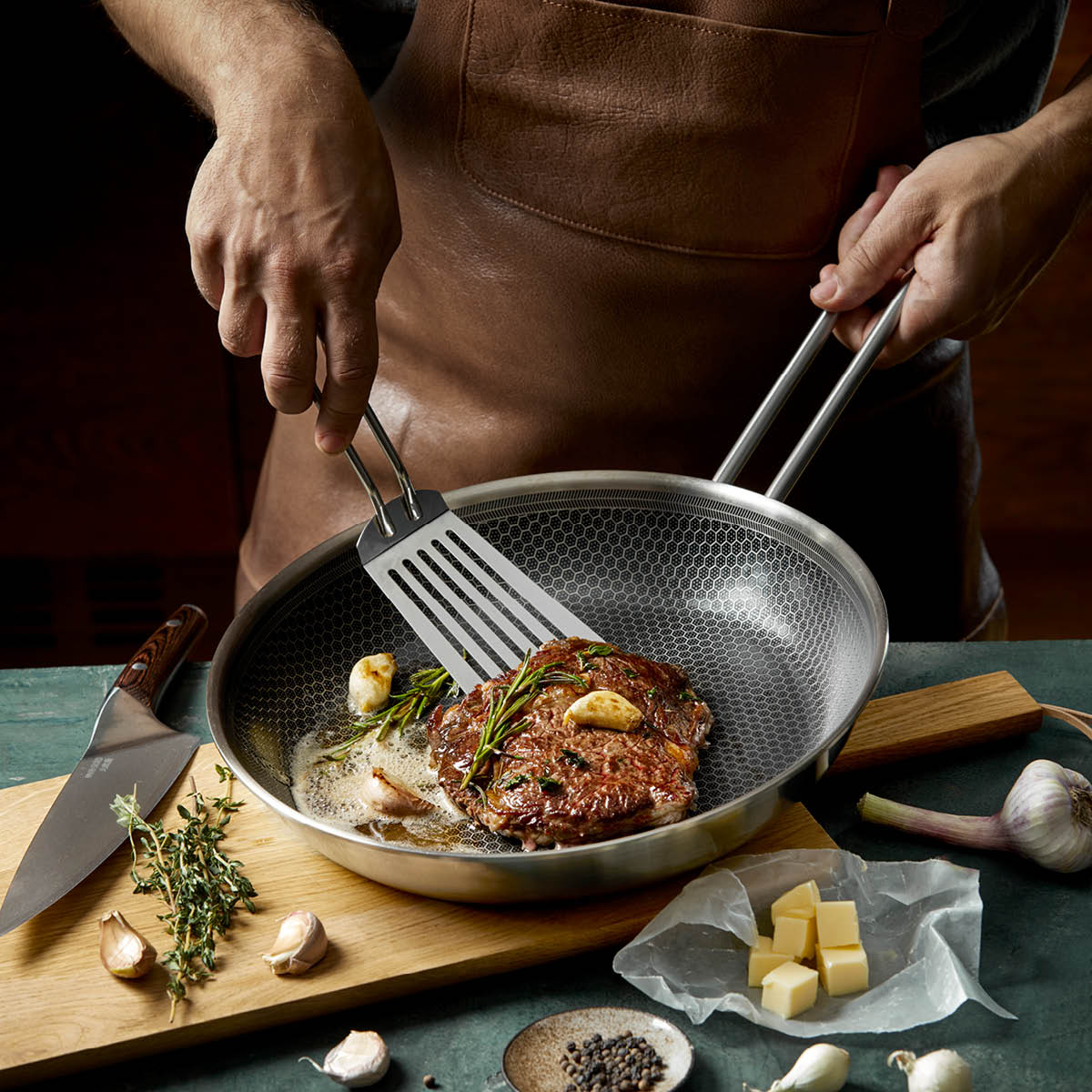 Eva Trio Mosaic keramisk stekpanna 28 cm