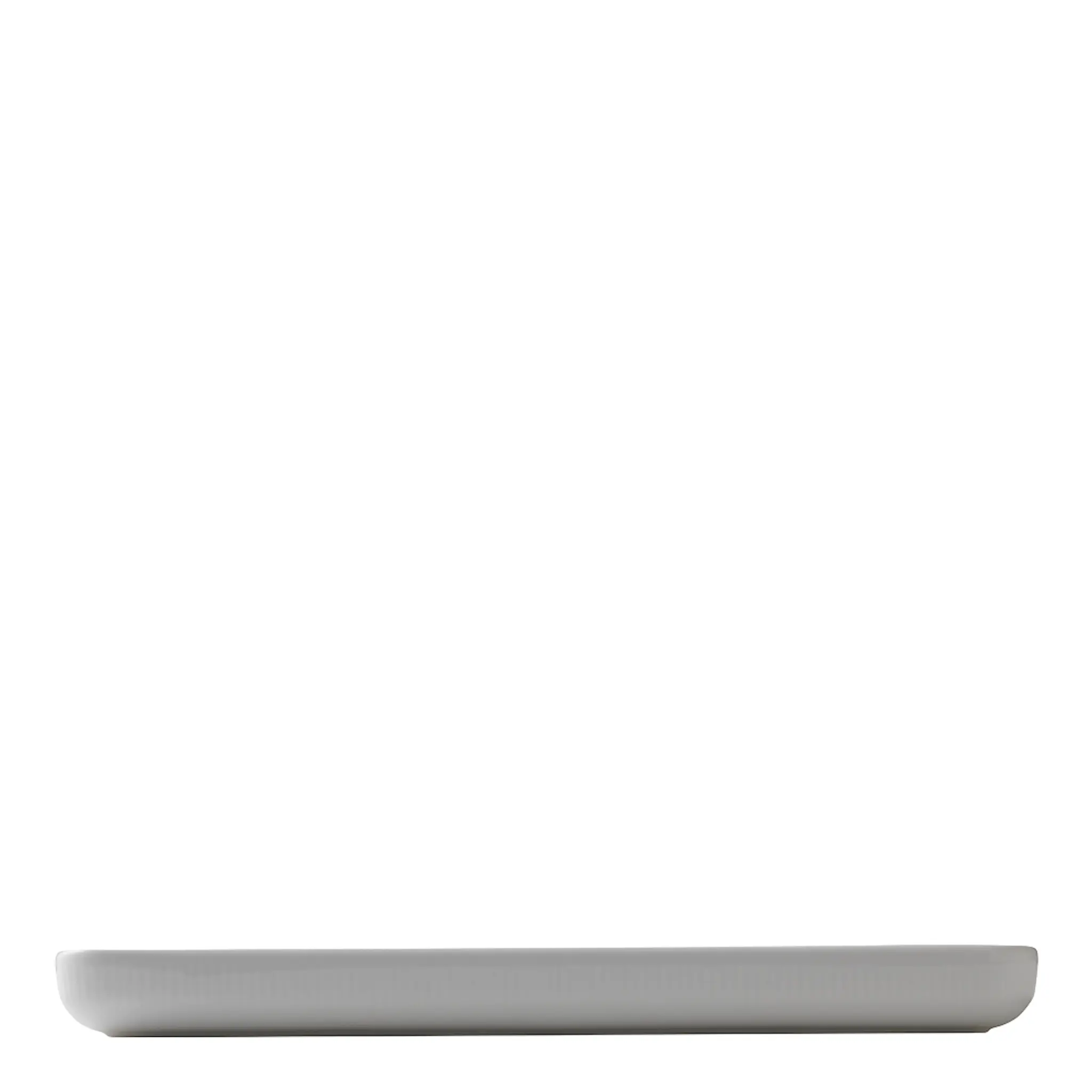 Royal Copenhagen White Fluted Fat 36x12,5 cm rektangulärt
