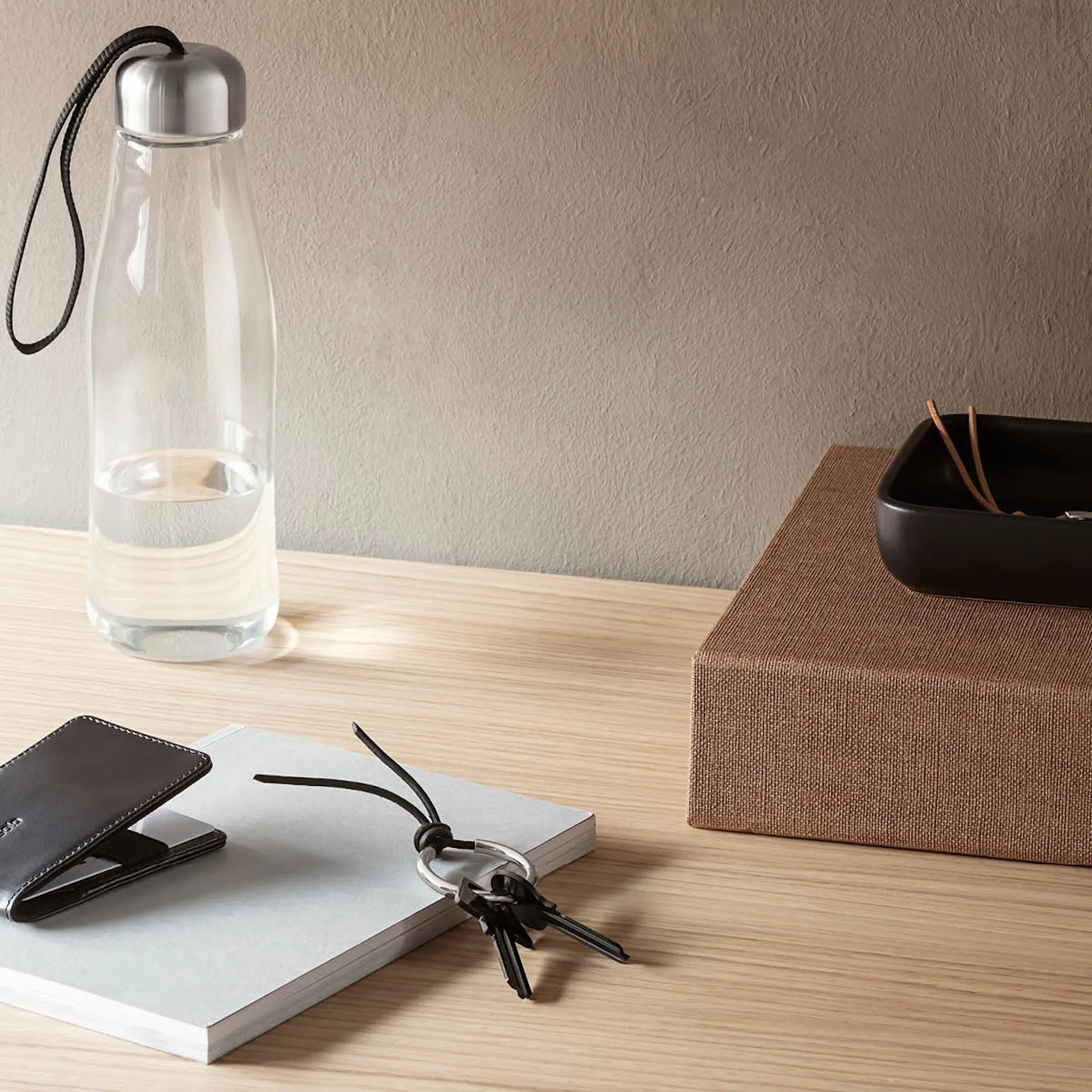 Eva Solo Nøkkelring 10x3,8 cm svart hover