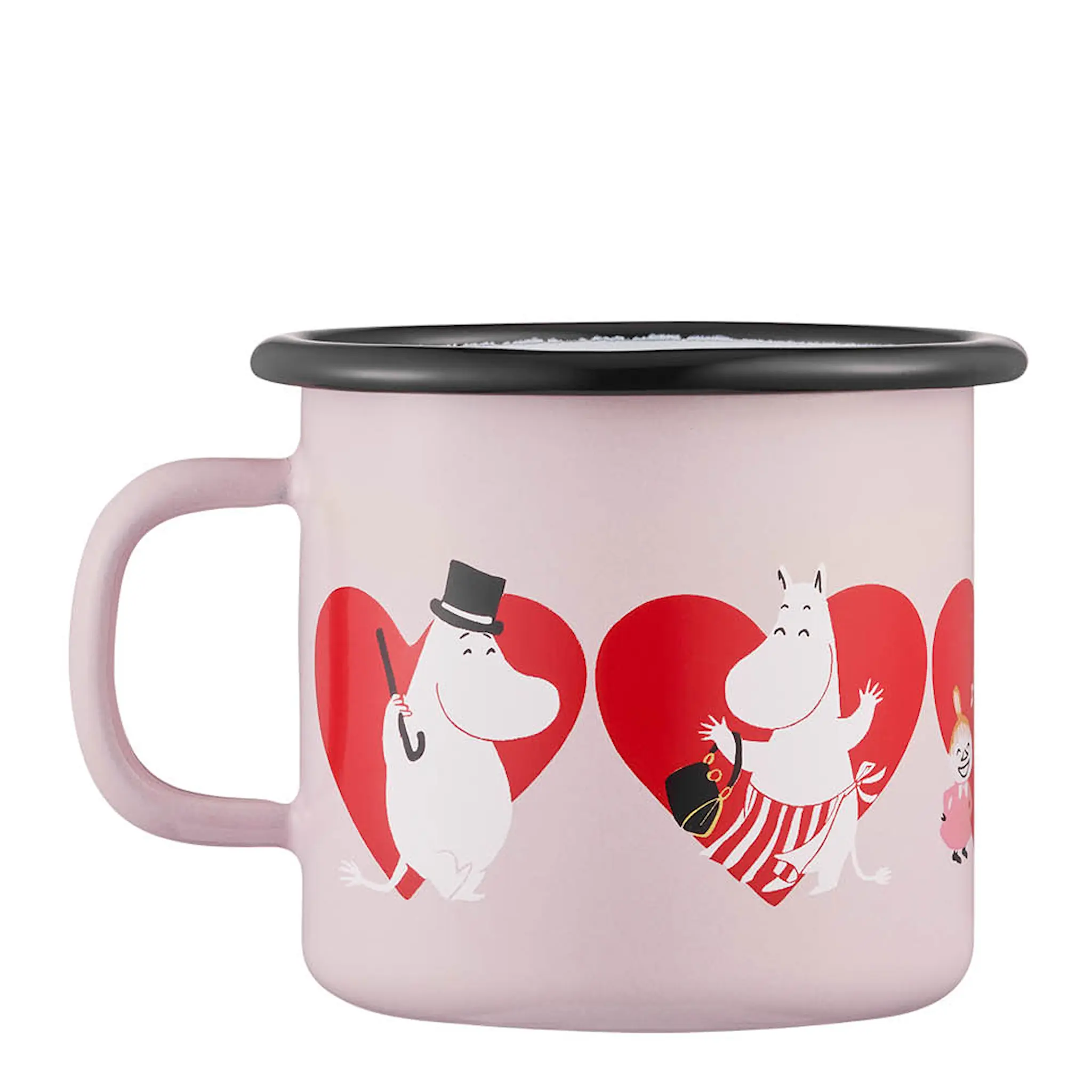 Muurla Mumin emaljmugg 25 cl Hjärta