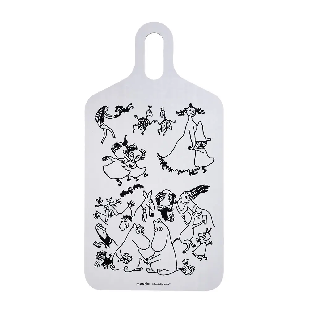 Skjære- og serveringsbrett 23x44 cm mummi 80 år