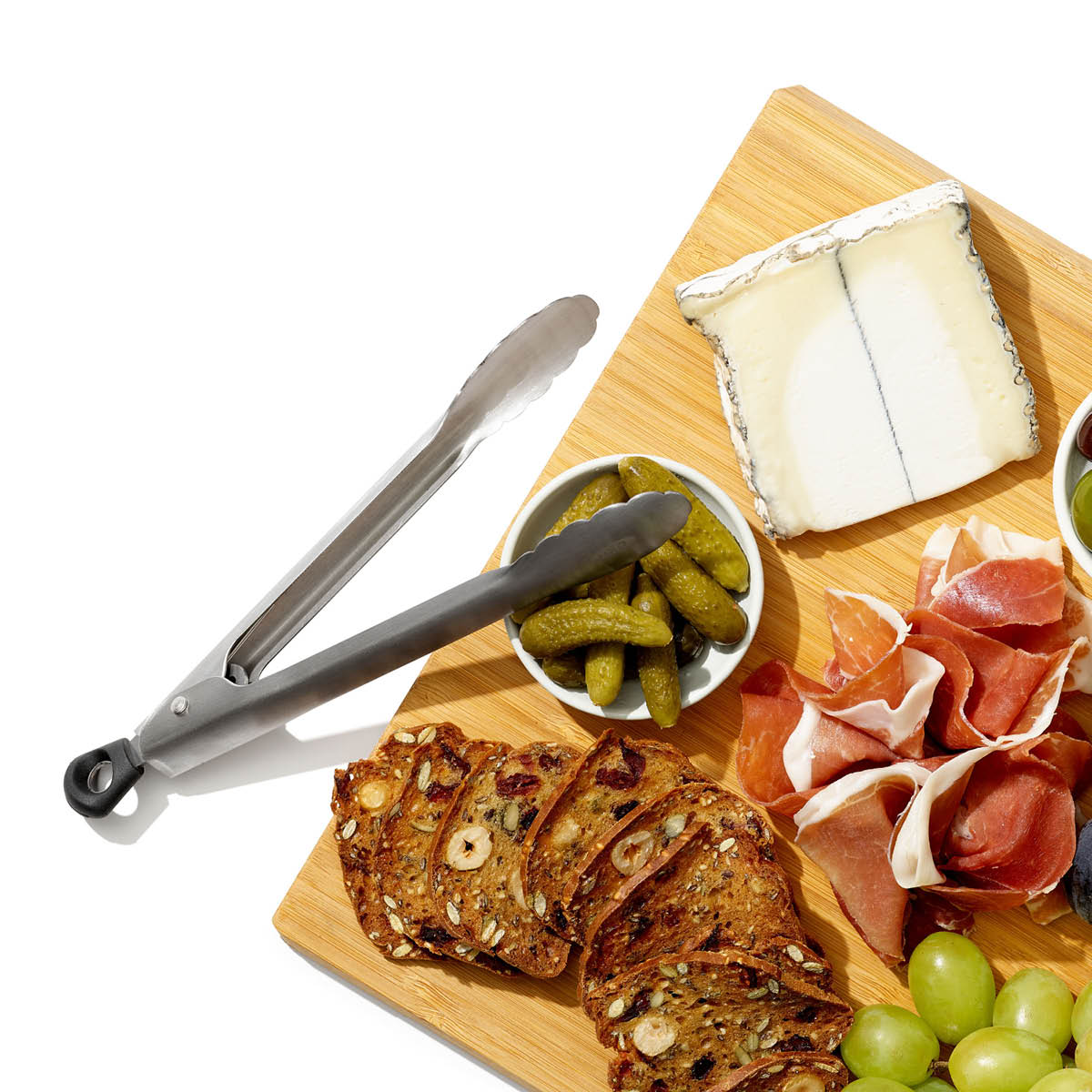 Oxo Tång set 2 delar stål/svart