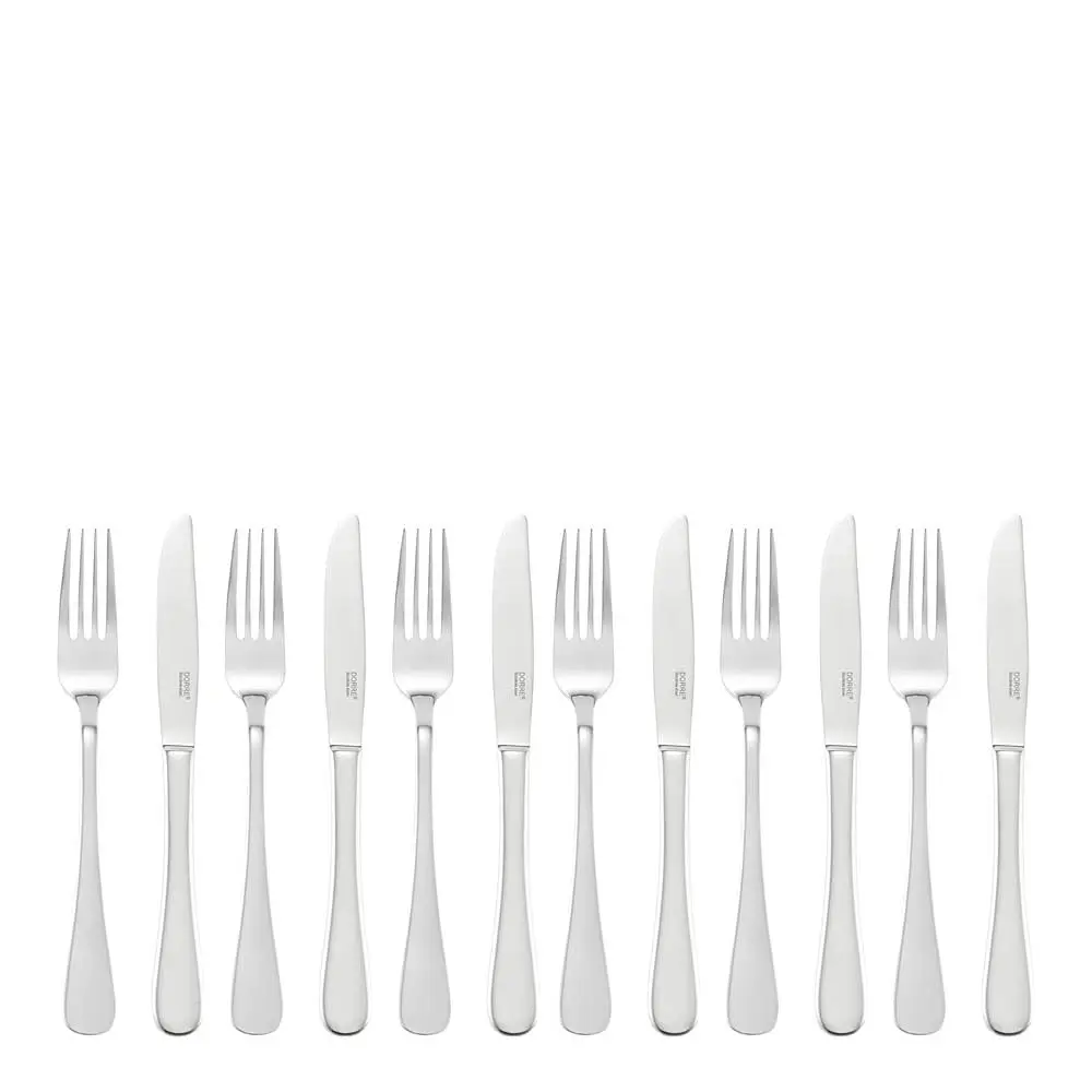 Classic dessertbestikk 12 deler rustfritt stål