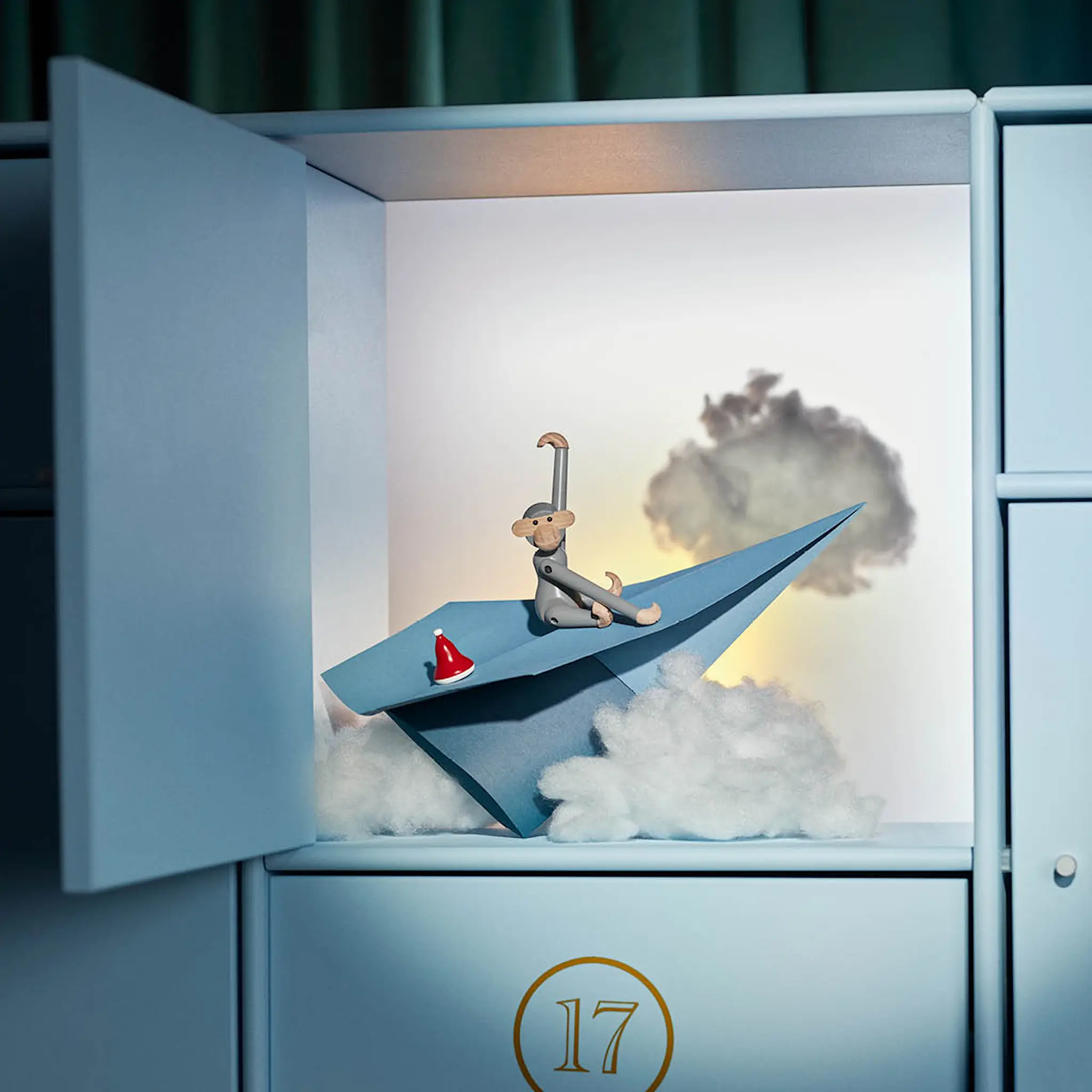 Kay Bojesen Denmark Ape mini grå