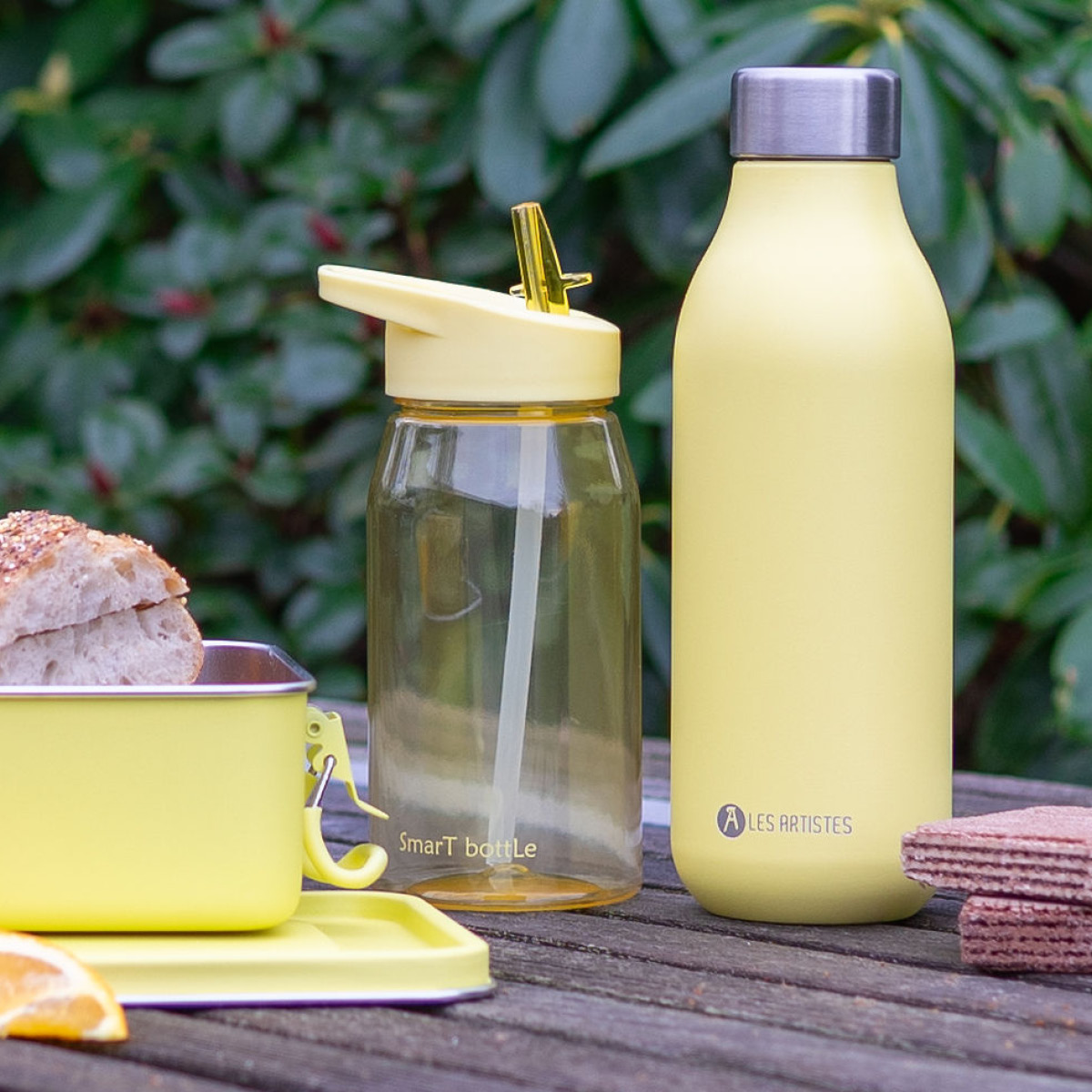 Modern House Smart bottle Juomapullo 0,5L Vaaleankeltainen