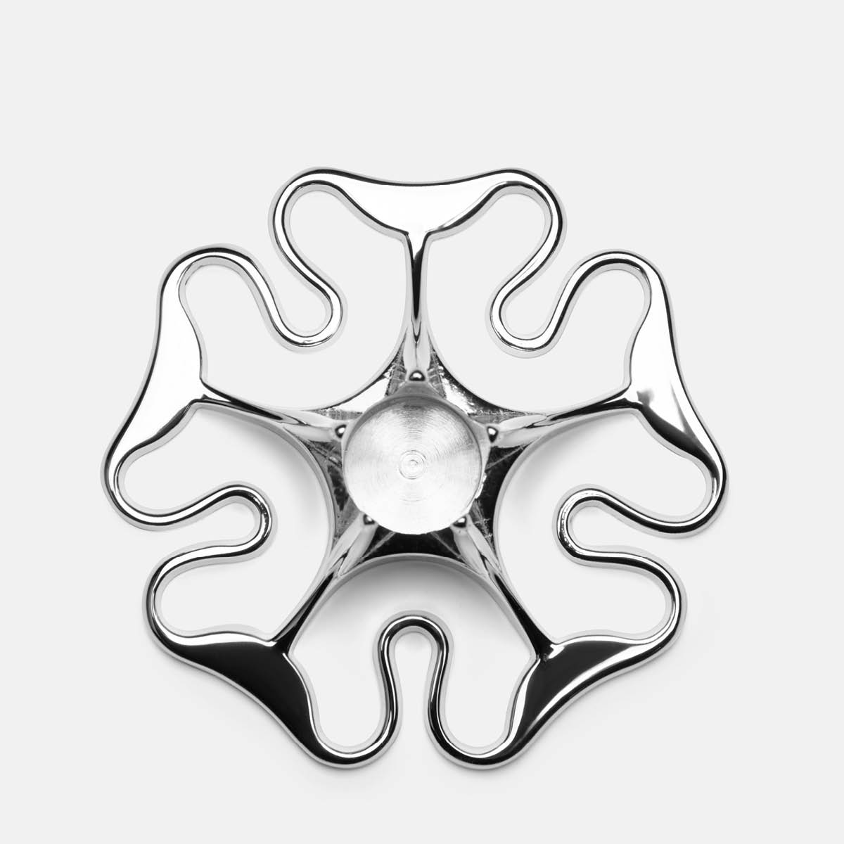 Skultuna Rosen ljusstake 9,5 cm silver