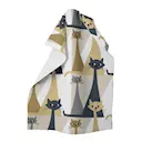 Kitty kökshandduk guld