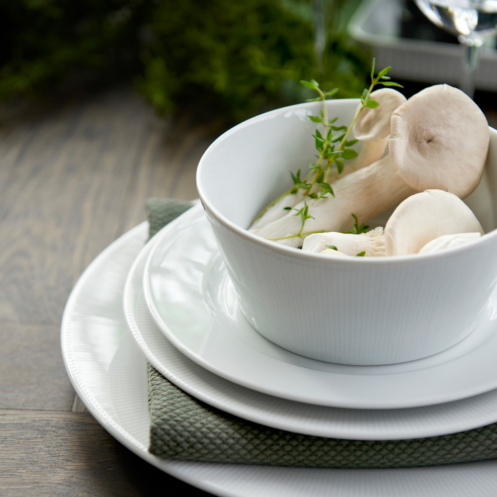 Pillivuyt Eventail skål 0,5L hvit