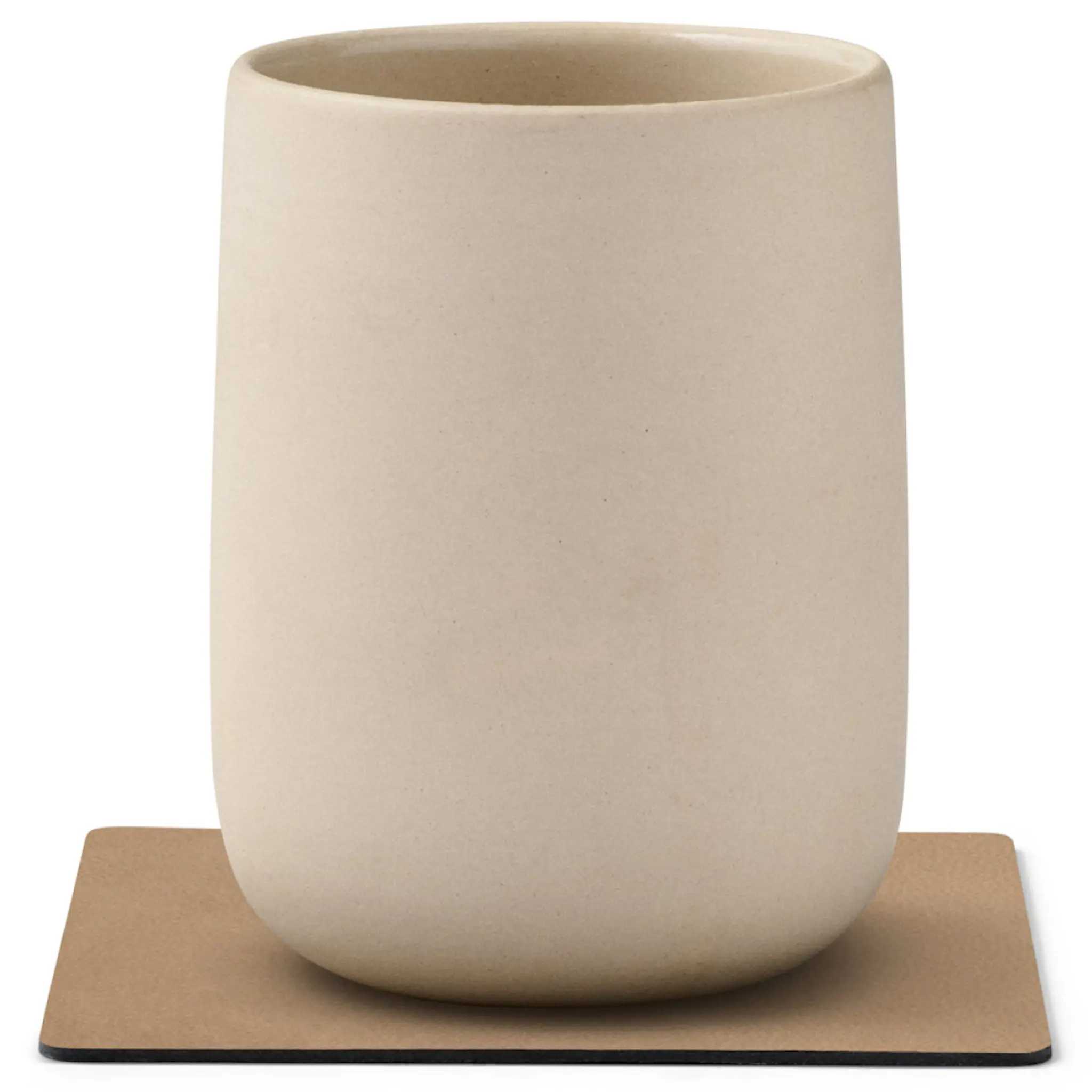 LIND DNA Nupo Square Glasunderlägg 10x10 cm Nougat