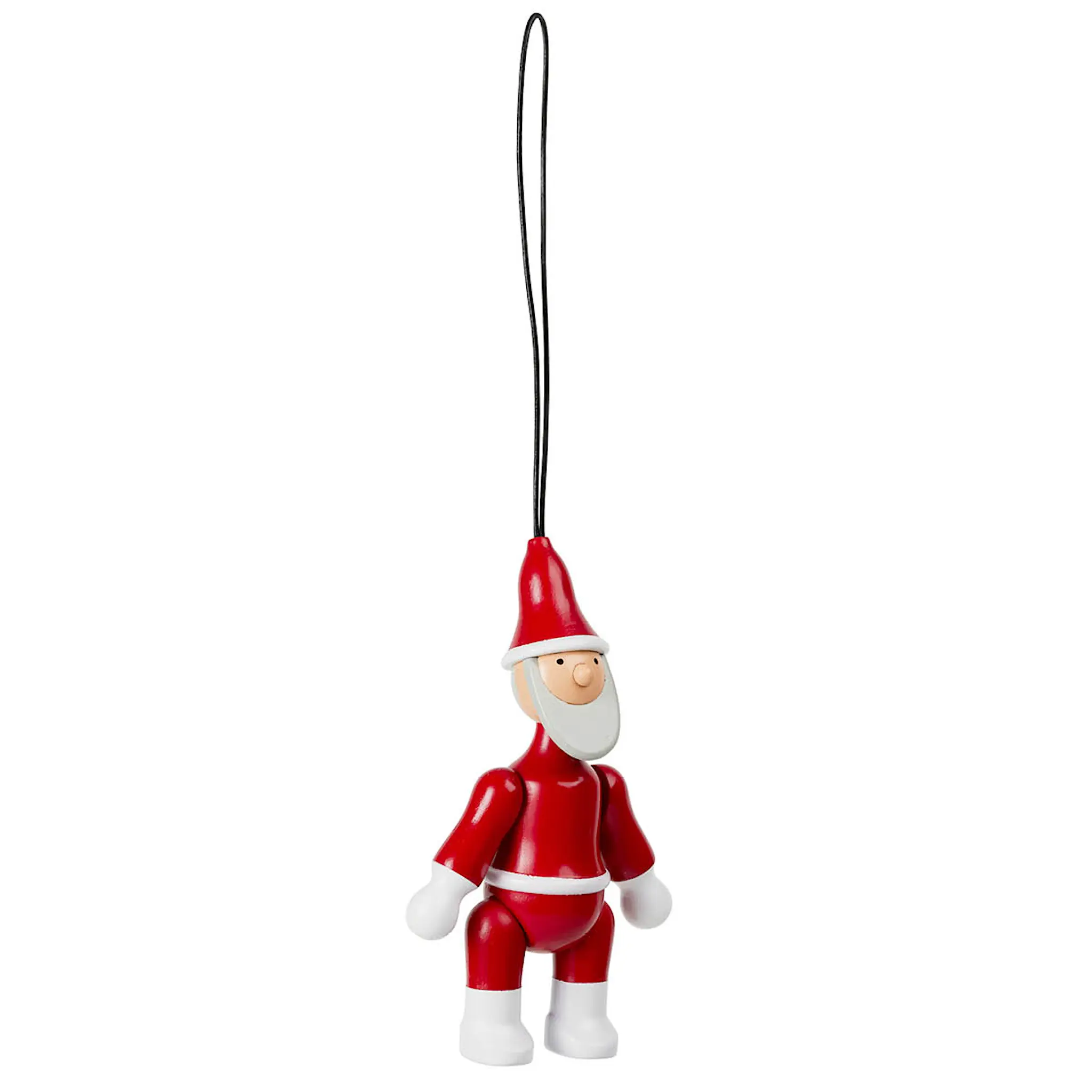 Kay Bojesen Denmark Kay Bojesen Ornaments Santa Claus & Clara 10 cm Röd/Vit