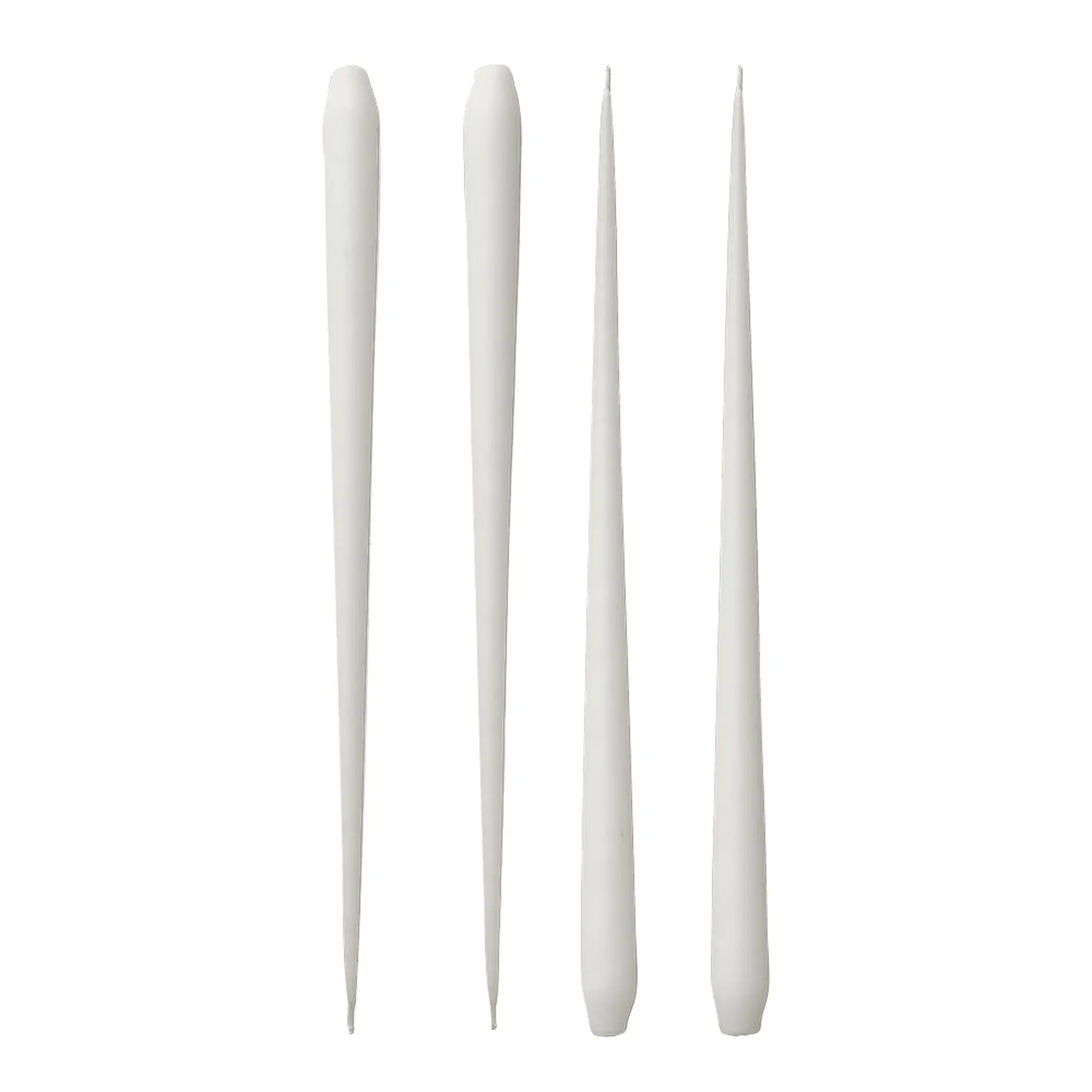 Stoff Nagel Stoff Nagel koniska stearinljus by Ester & Erik 36 cm 4-pack vit