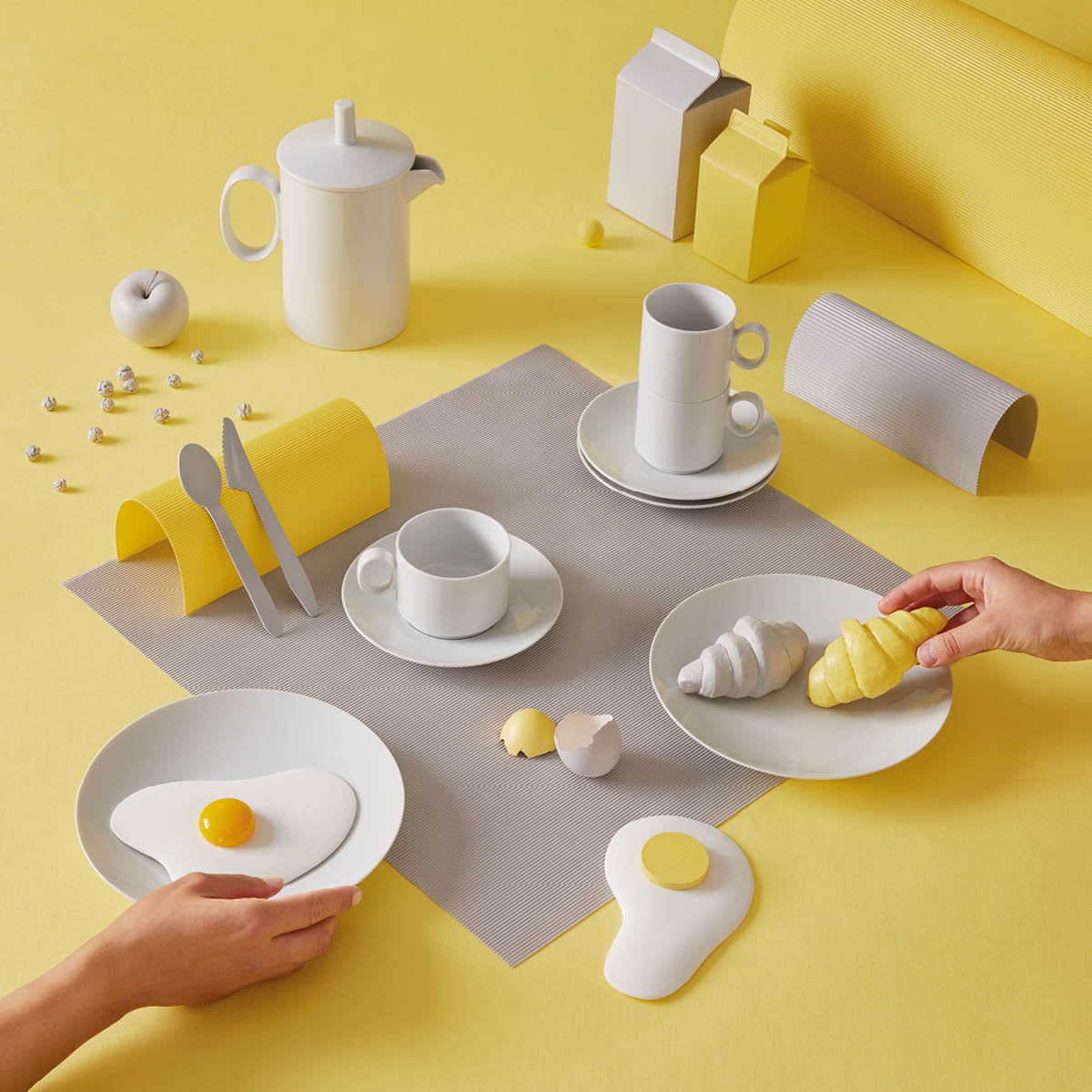 Thomas Loft tallerken 22 cm hvit