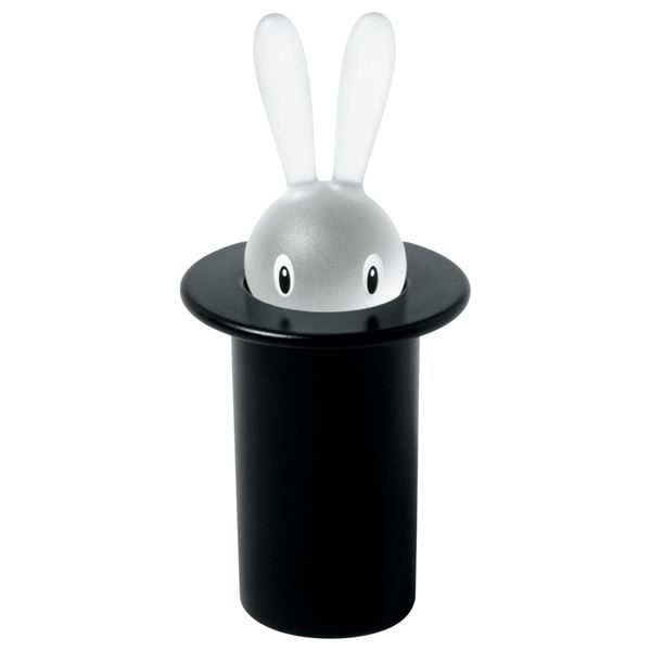 Alessi Magic Bunny Hammastikkuteline 14 cm Musta