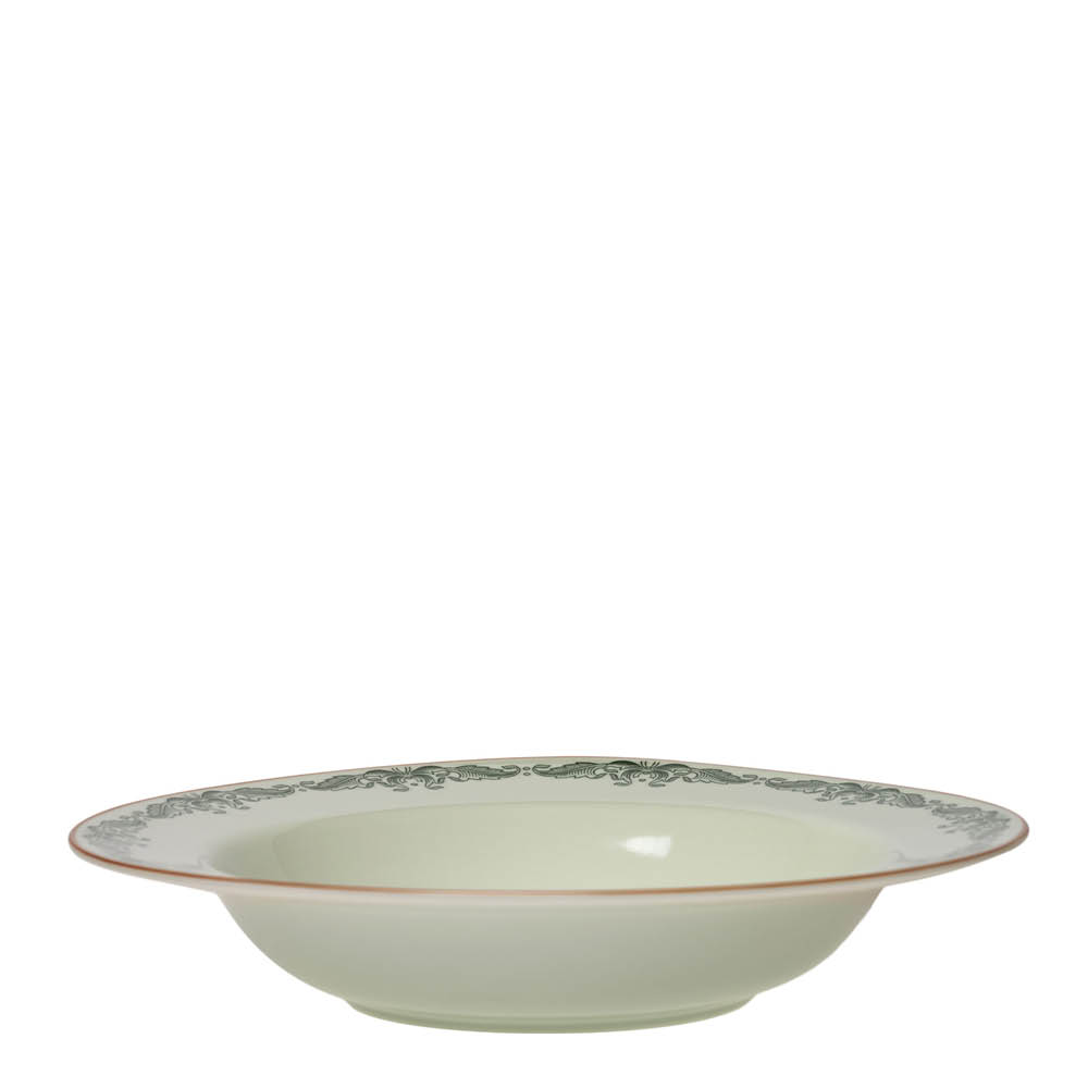 Rörstrand Ostindia djup tallrik 24 cm grön