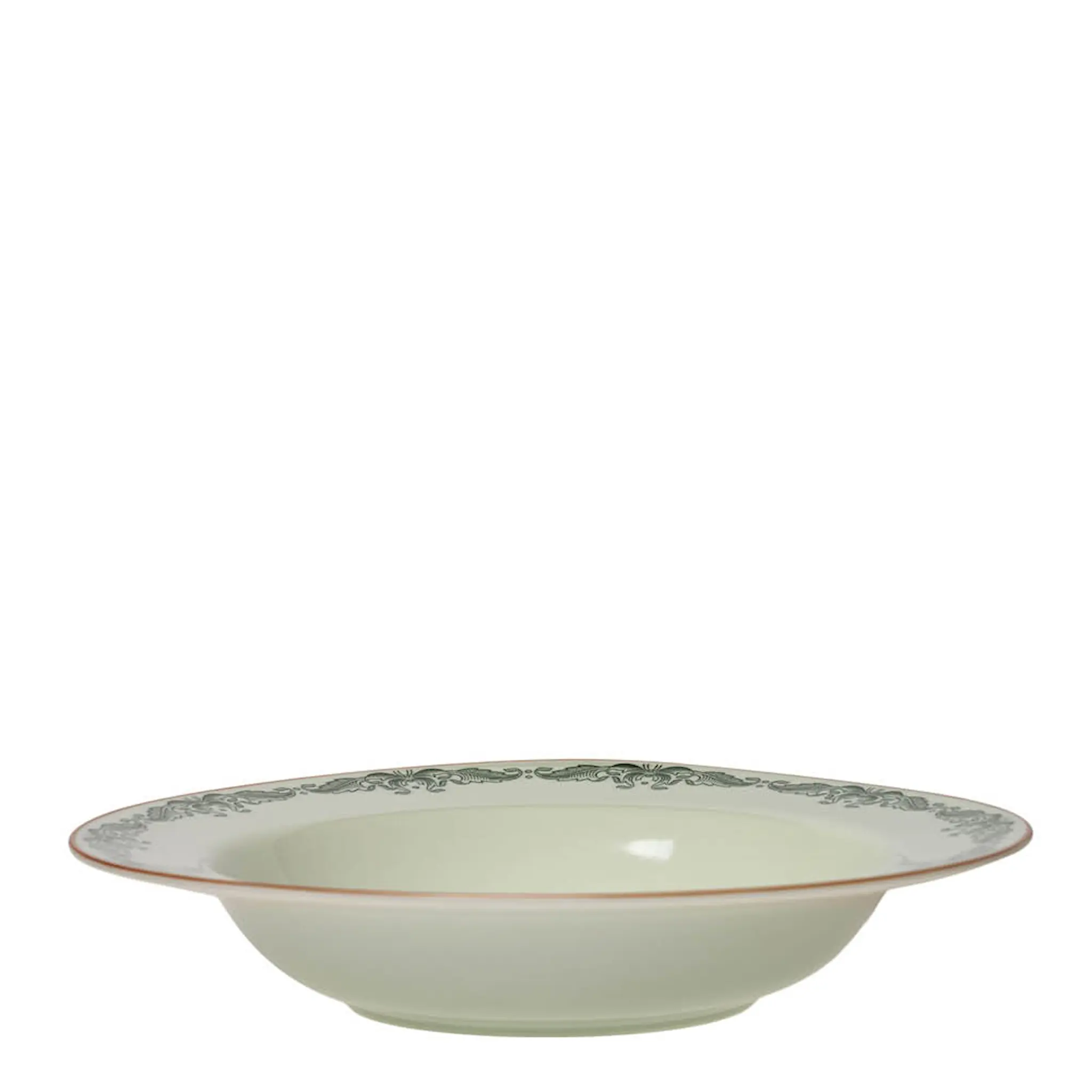 Rörstrand Ostindia djup tallrik 24 cm grön