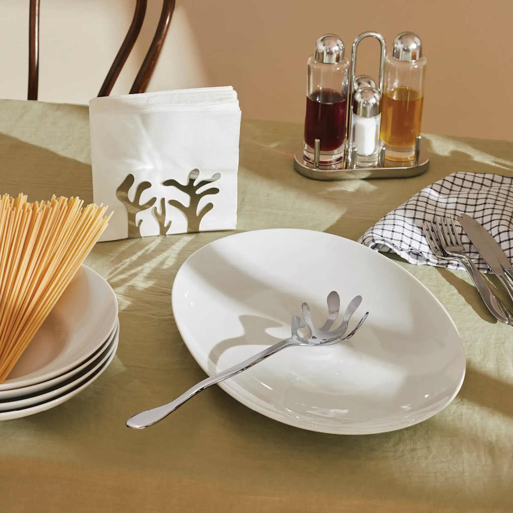 Alessi Mediterraneo lautasliinateline 12 cm kiiltävä teräs