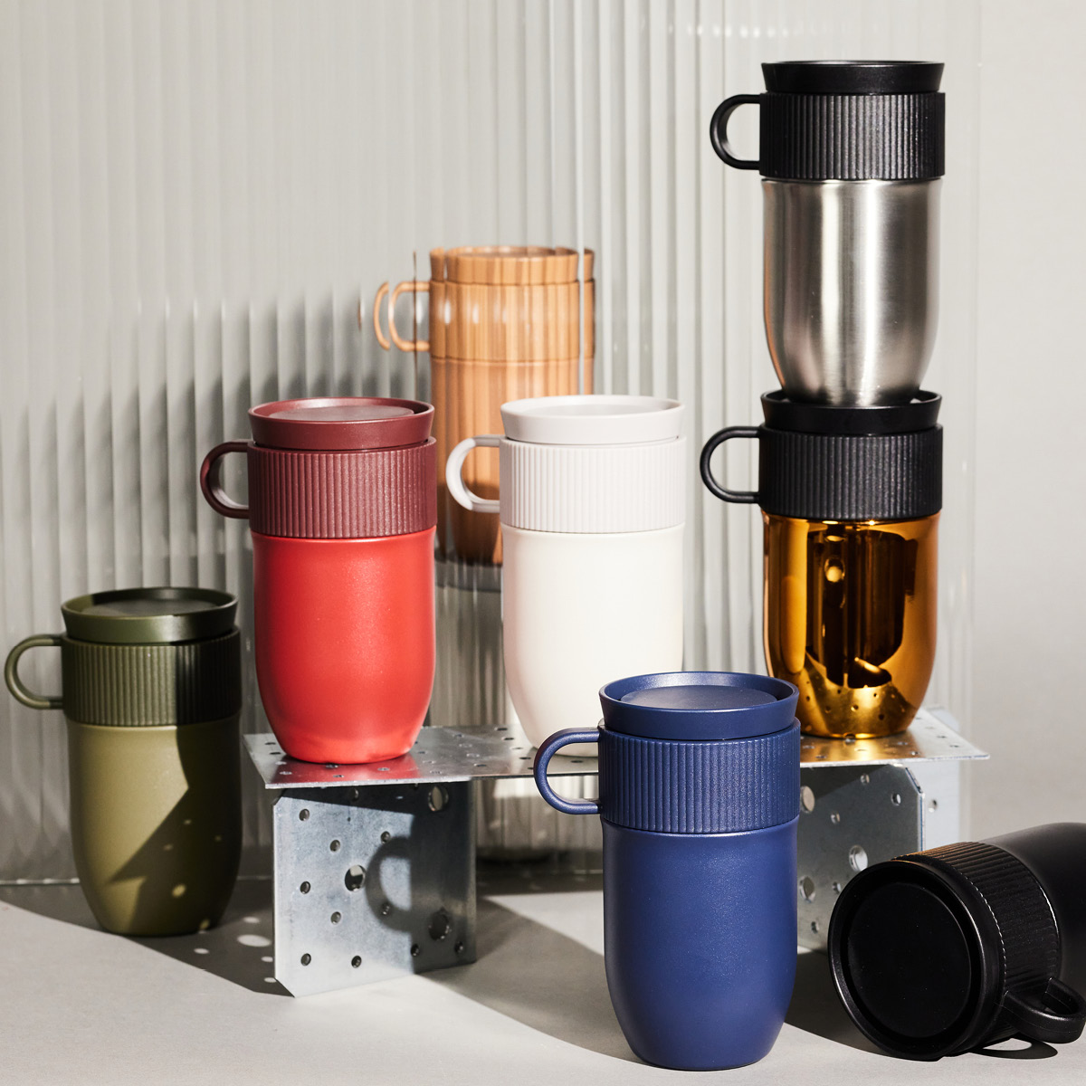 Sagaform Ted Termosmuki 28 cl Musta