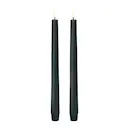 Taper Candles kronljus 2,3x25 cm 2-pack svart