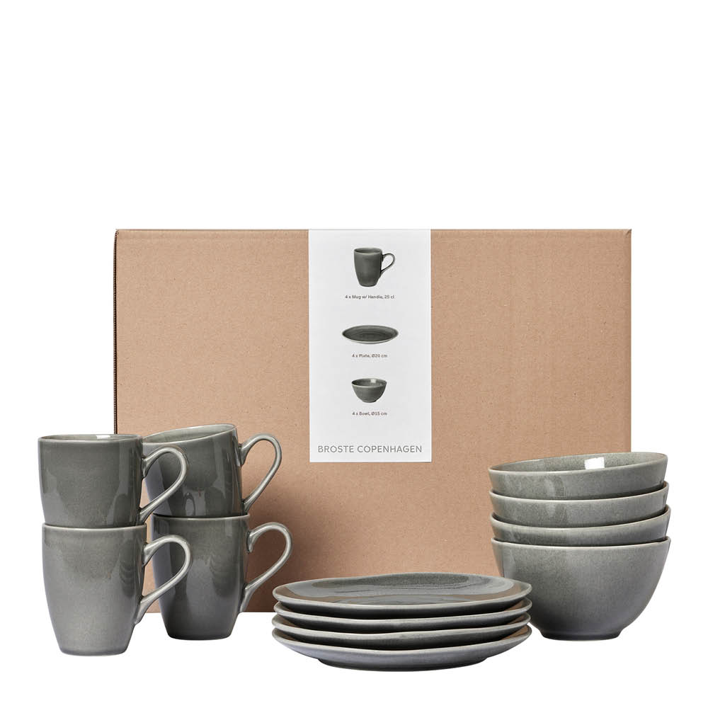 Broste Copenhagen - Nordic Rain aamiaissetti 12 osaa