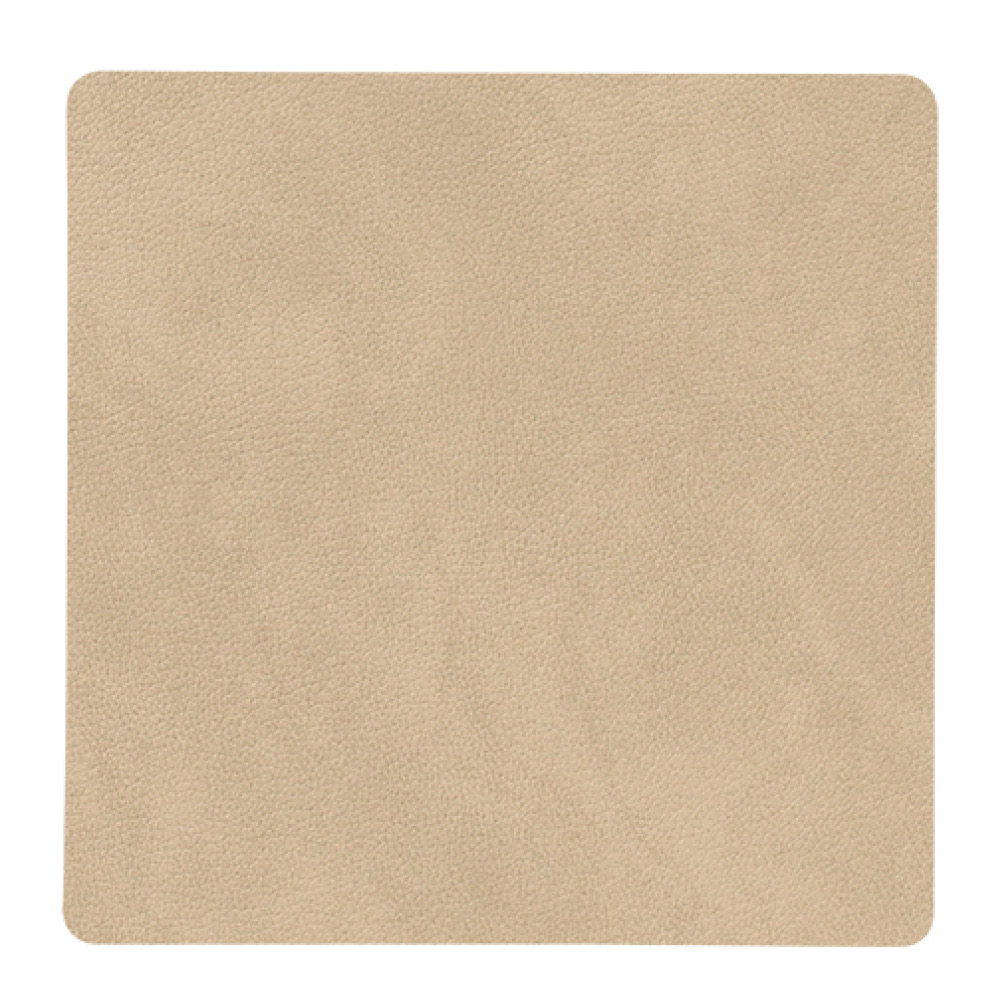 LIND DNA Nupo Square Glasunderlägg 10x10 cm Sand