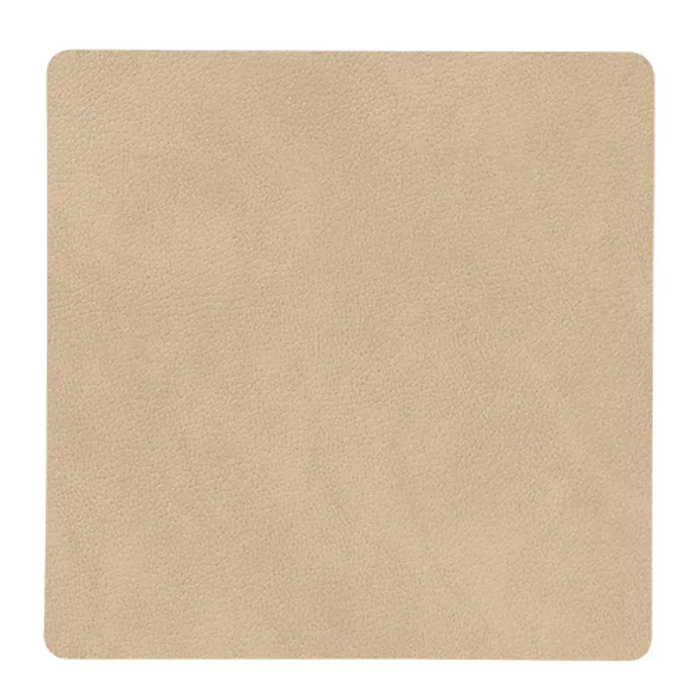 Nupo square glassunderlag 10x10 cm sand