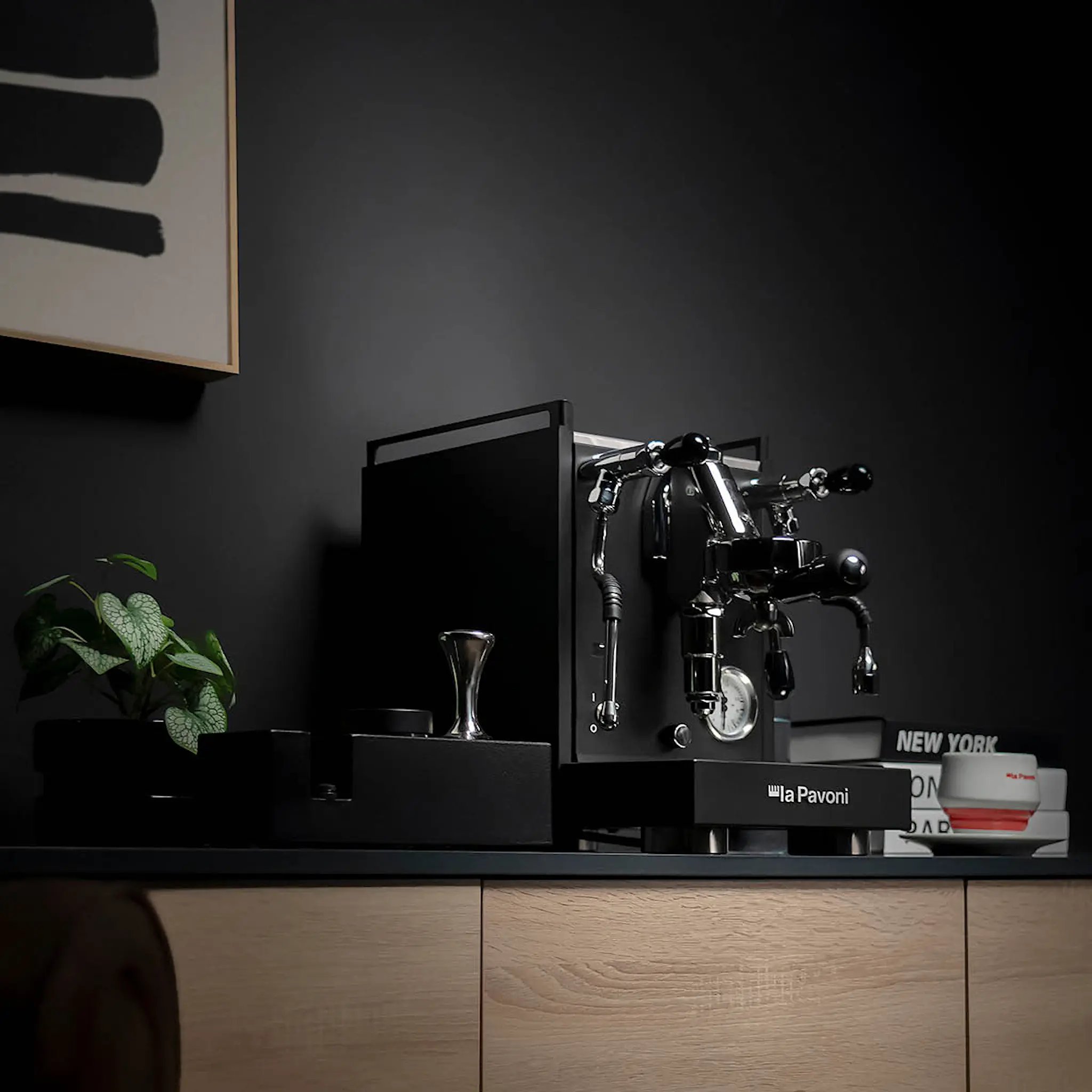 La Pavoni Mini Cellini X semiproffesionell kaffemaskin svart