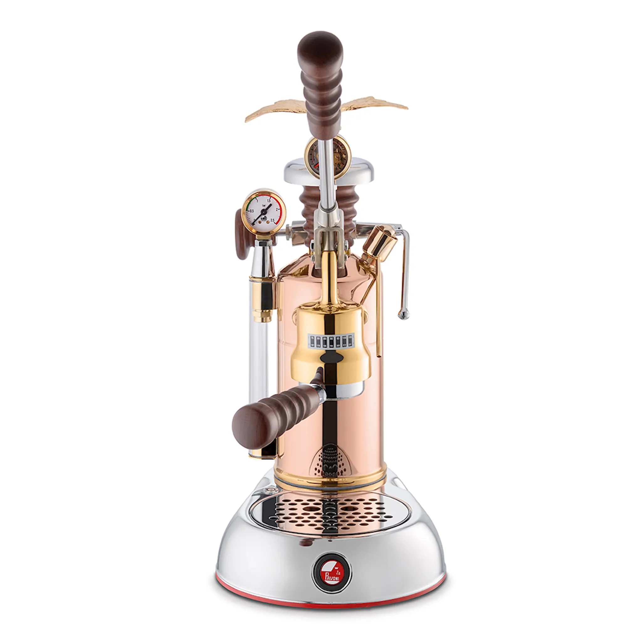 La Pavoni Esperto Manuell Kaffemaskin med Hävarm Koppar