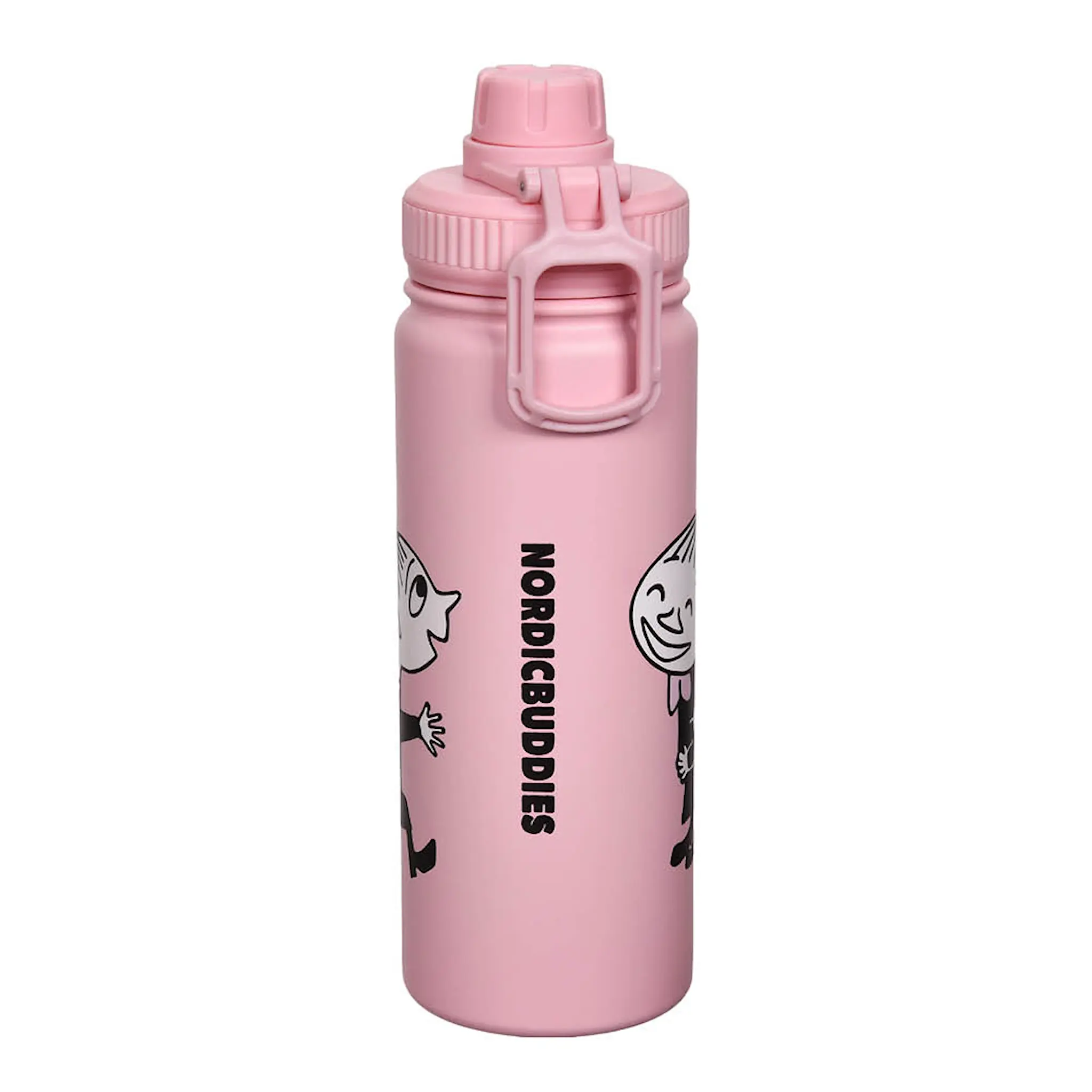 Nordicbuddies Mumin termoflaska 0,55 L Lilla My rosa