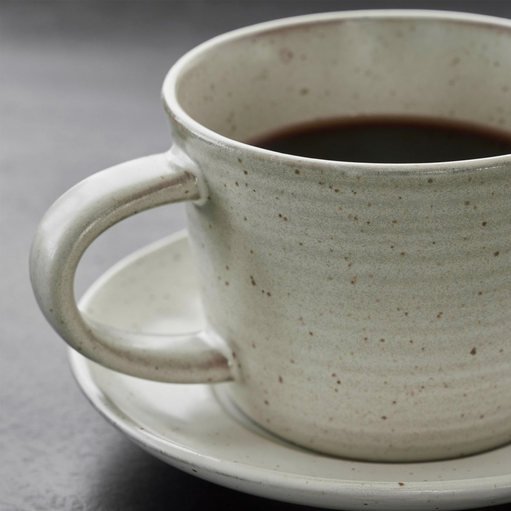 House Doctor Pion Kopp med fat 23 cl Grå/Vit