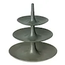 Babell L våningsfat 34 cm mörkgrå