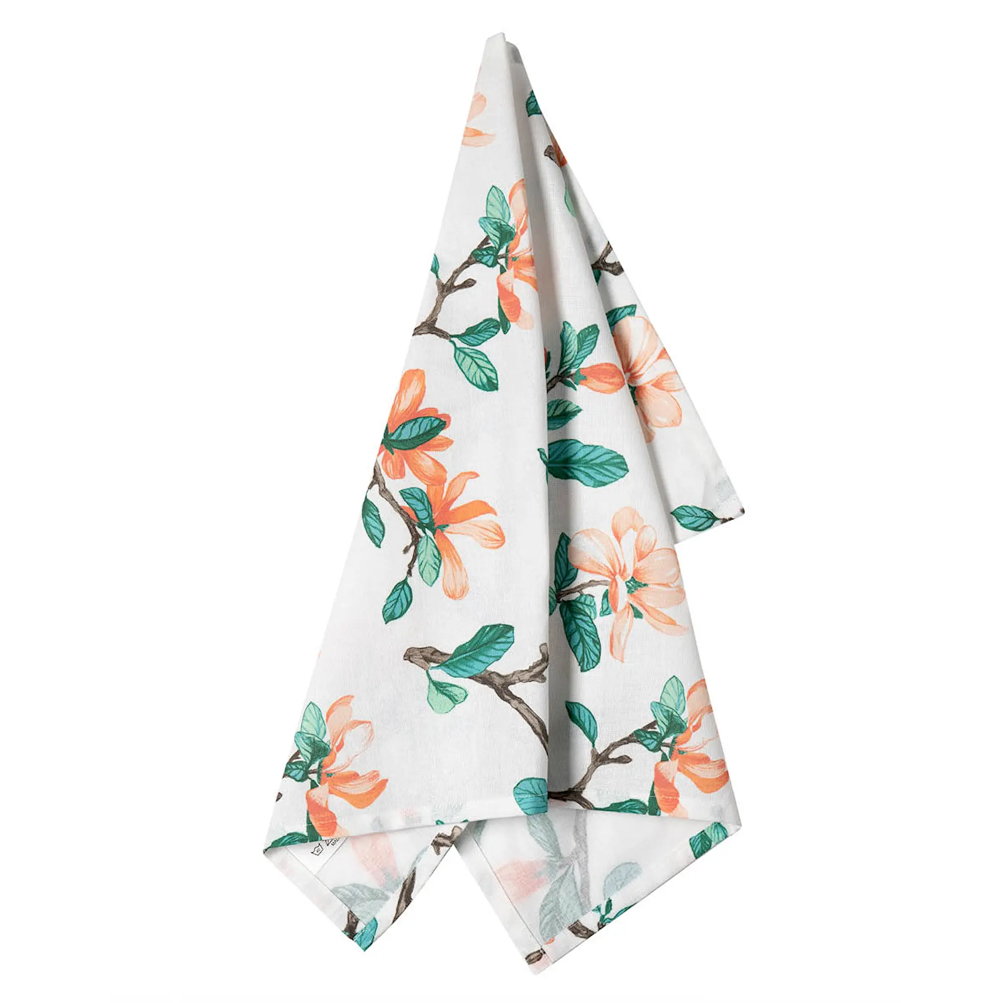 Stiernholm Magnolia kjøkkenhåndkle 50x70 cm hvit