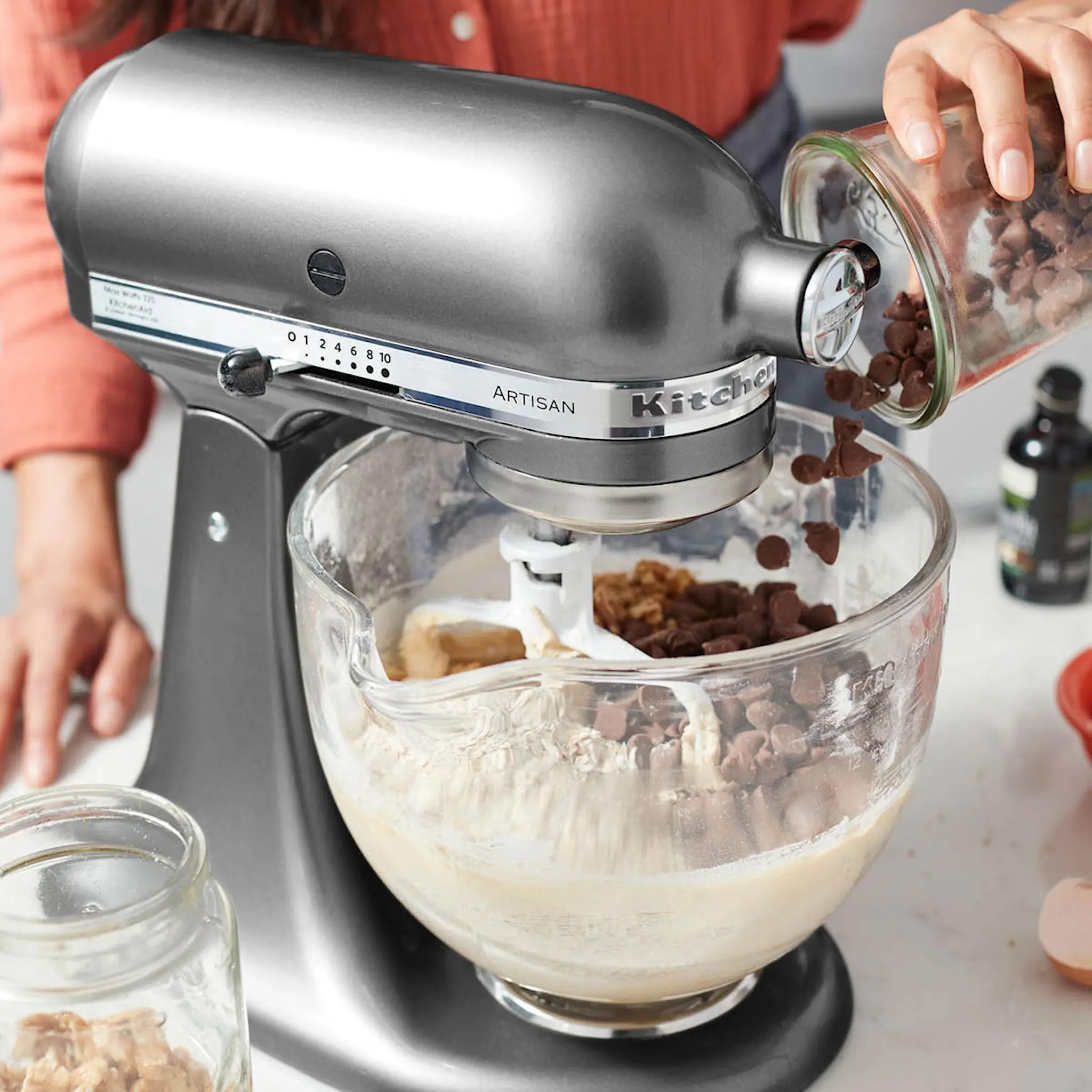 KitchenAid KitchenAid Artisan Köksmaskin 5KSM125 4,8 L Contour Silver