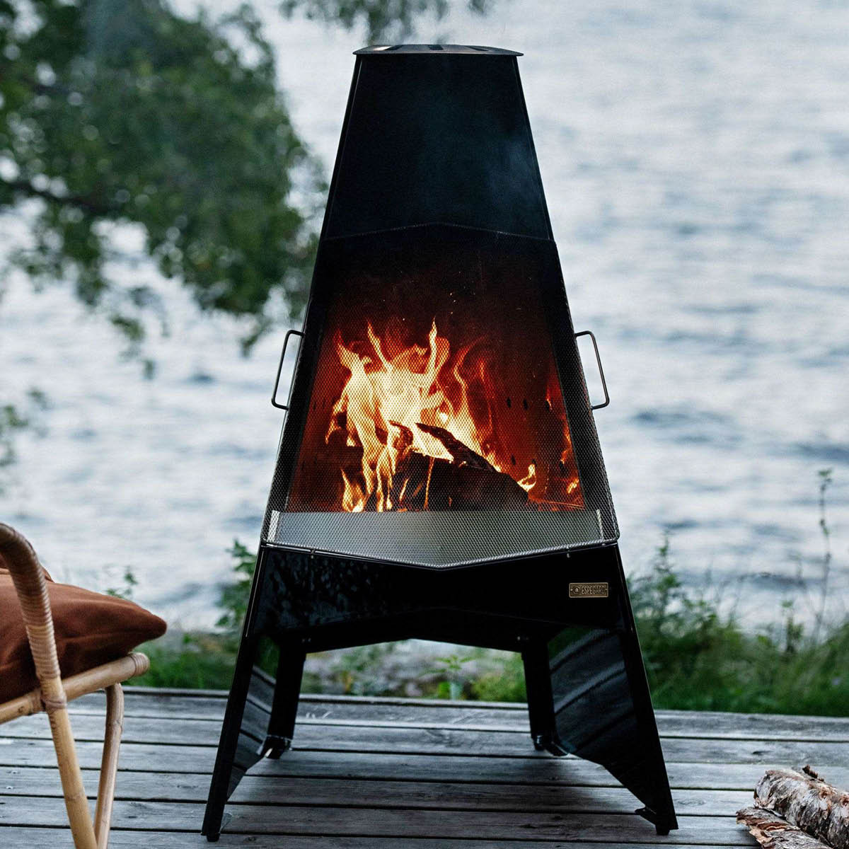 Espegard Puukamiina 100 cm Musta