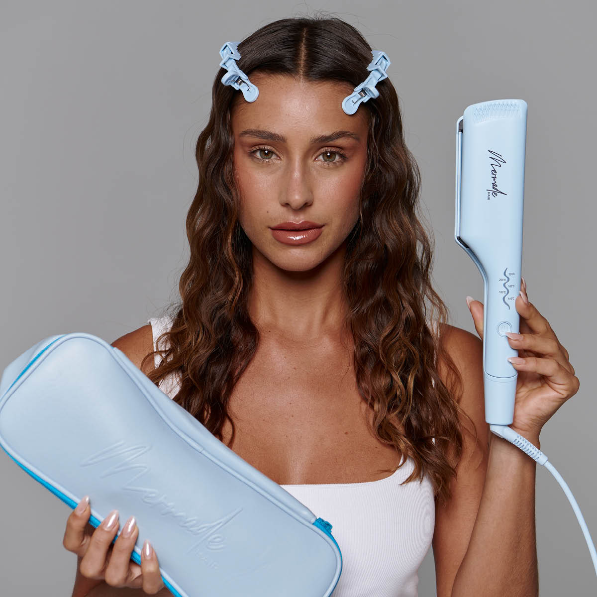 Mermade Waves for Days Lainerautasetti double waver Sininen