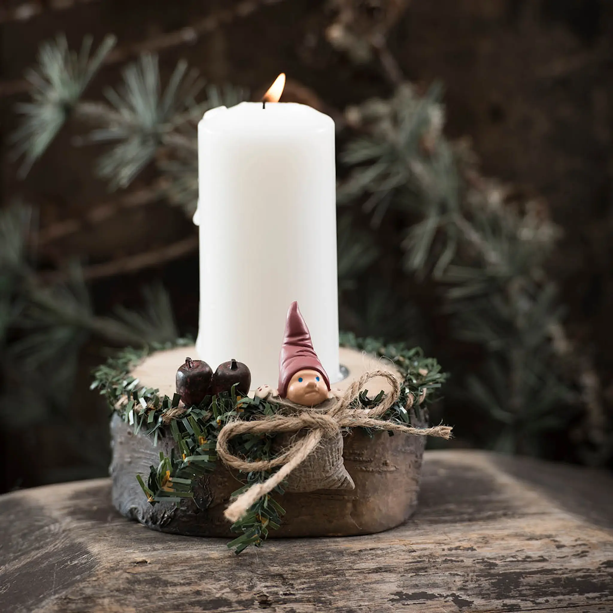 Klarborg Adventsljusstake stubbe 8 cm