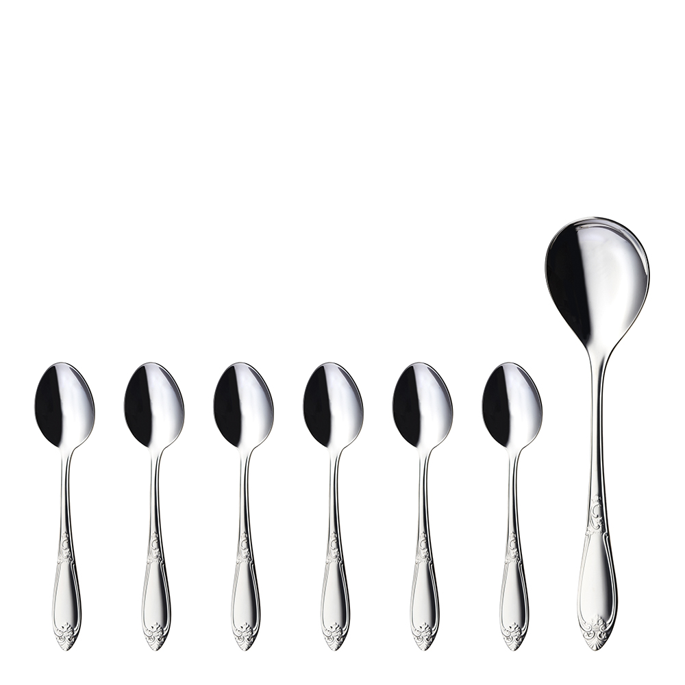 Hardanger bestikk Nina Dessertset 7 delar