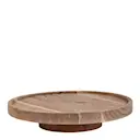 Snurrfat på fot 32×5 cm akacia