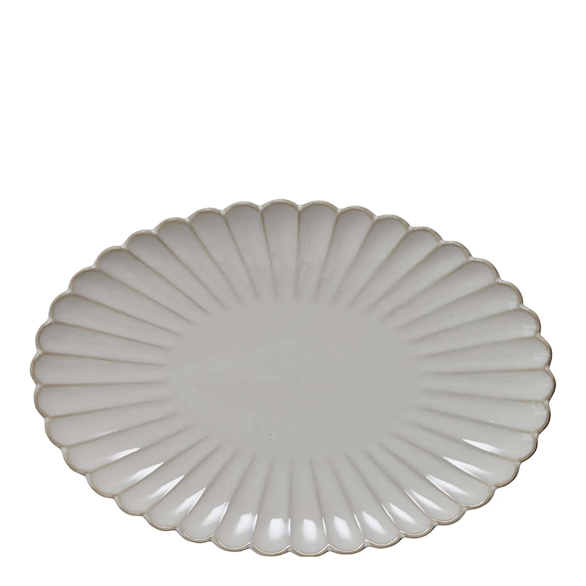 Lene Bjerre Camille serveringsfat 3x21 cm benvit