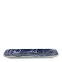 Japonism carp tallrik 28,5x14 cm blue