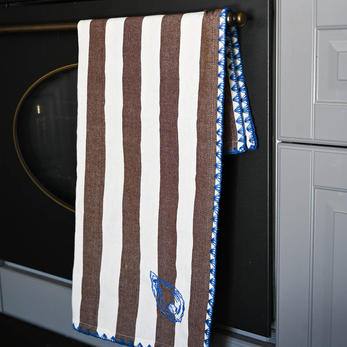 ByOn Bubba oyster kjøkkenhåndkle 50x70 cm 2 stk brun