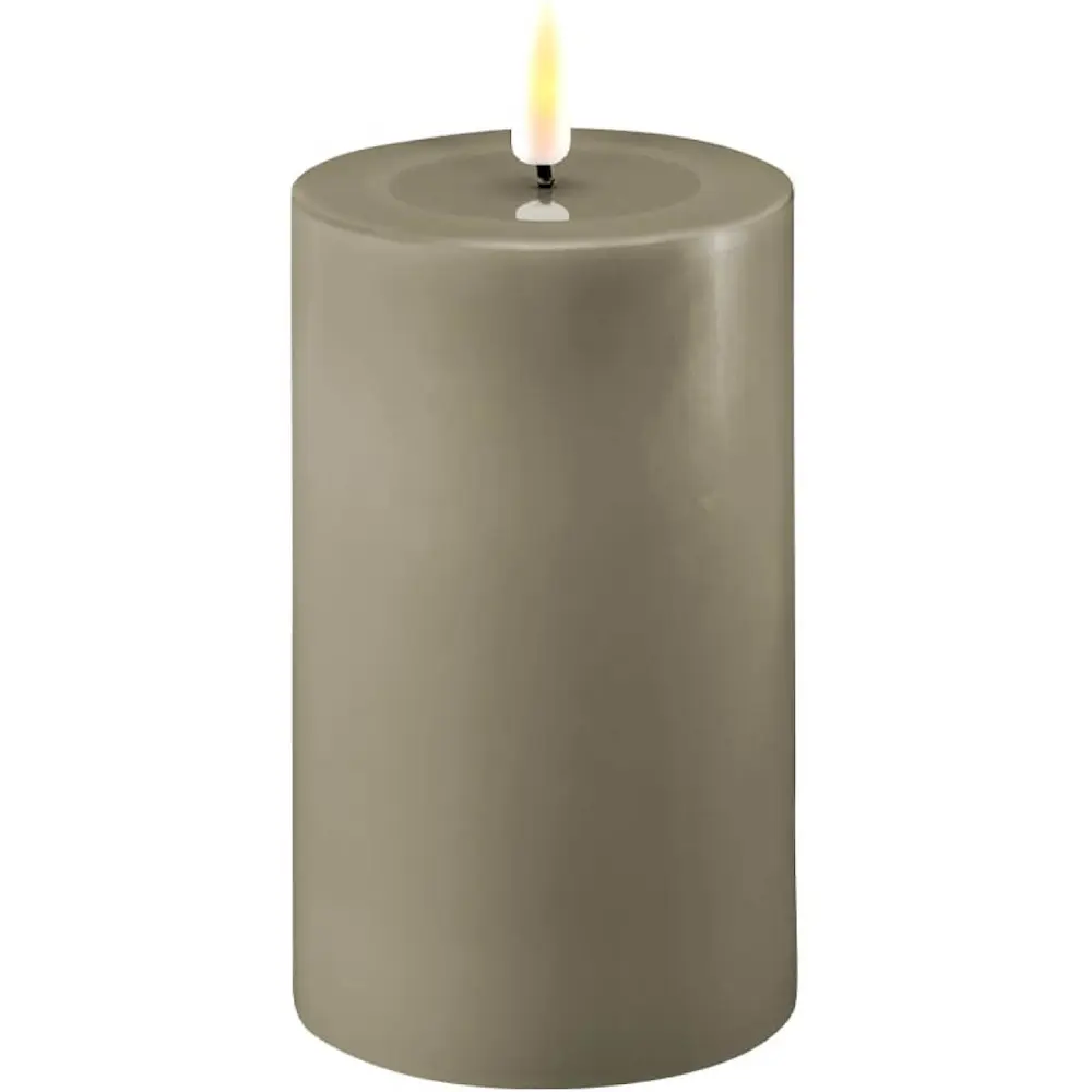 LED Pöytäkynttilä 7,5x12,5 cm Hiekka