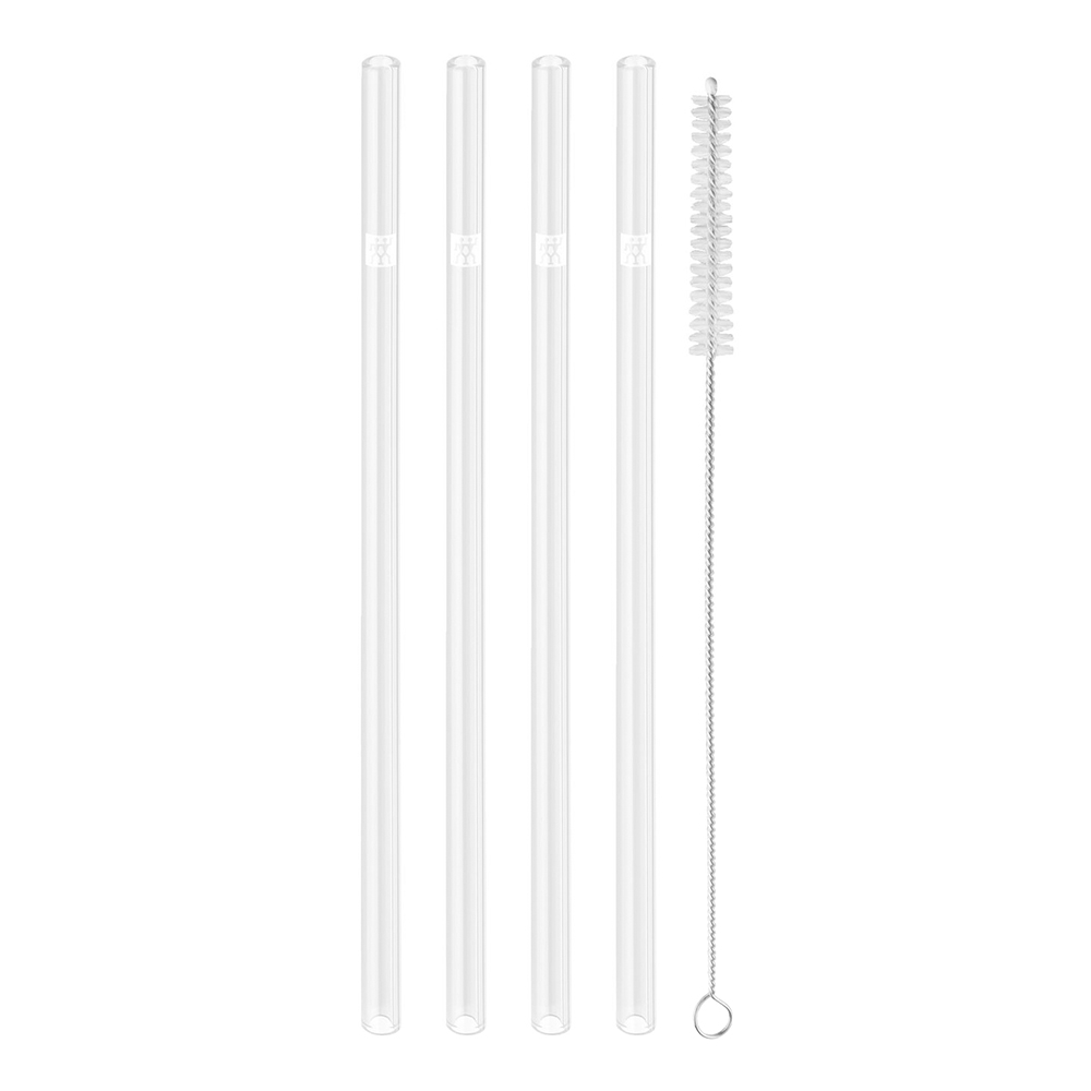 Zwilling - Sorrento Lasipilli 4 kpl + Puhdistusharja Läpinäkyvä