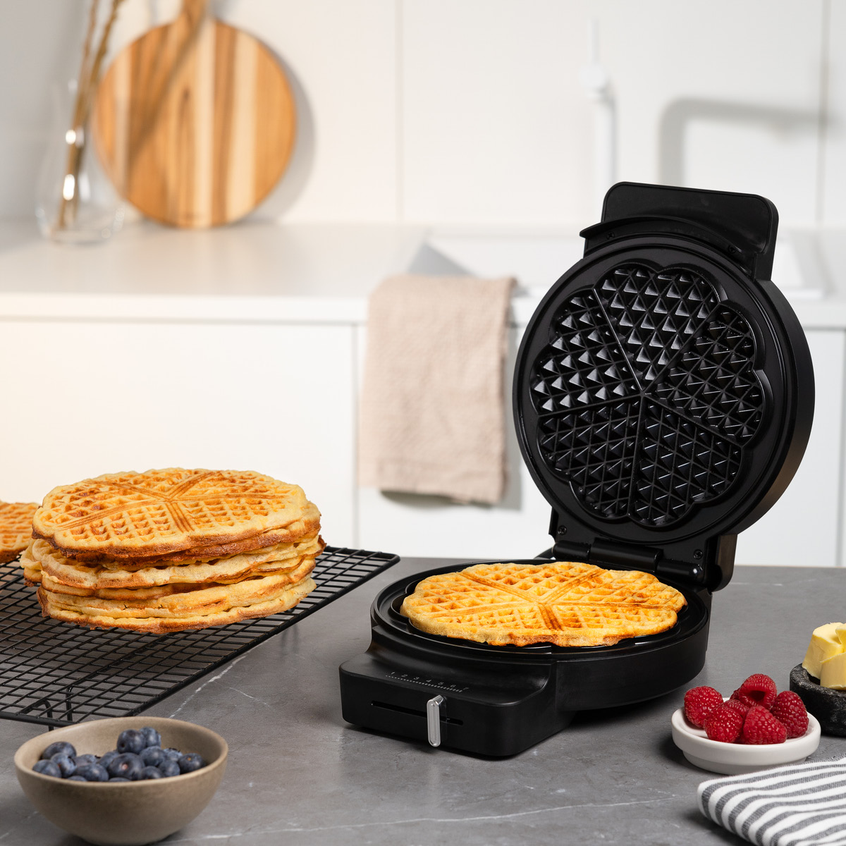 Sabor Ultimate Våffeljärn HAN-3116 Svart