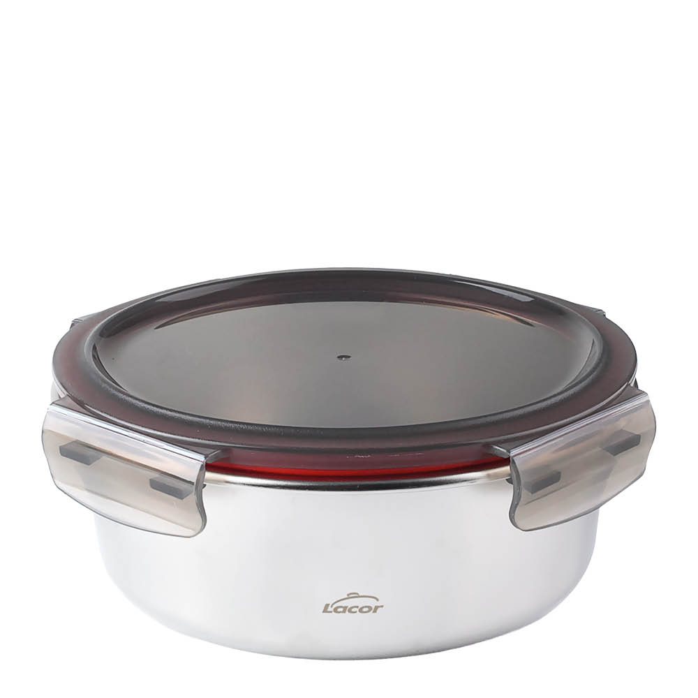 Lacor Matlåda i stål med tätt lock 0,69 L 16 cm × 6,8 cm